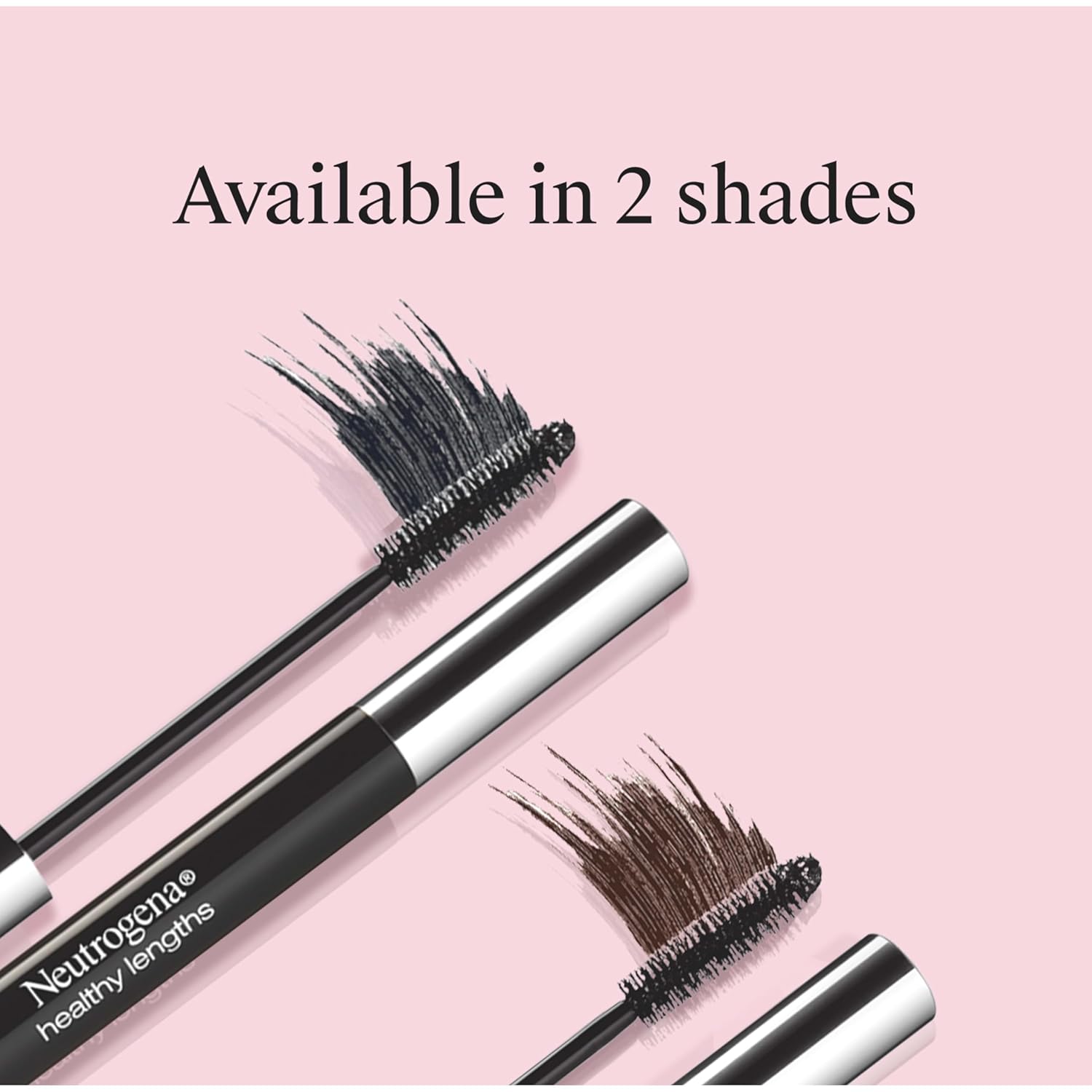Neutrogena Healthy Lengths Mascara - with Vitamin E & Olive Oil, Lengthening Formula Extends the Look of Your Lashes up to 100% without Clumping, Flaking or Smudging, 0.21 oz - 24hrsmart