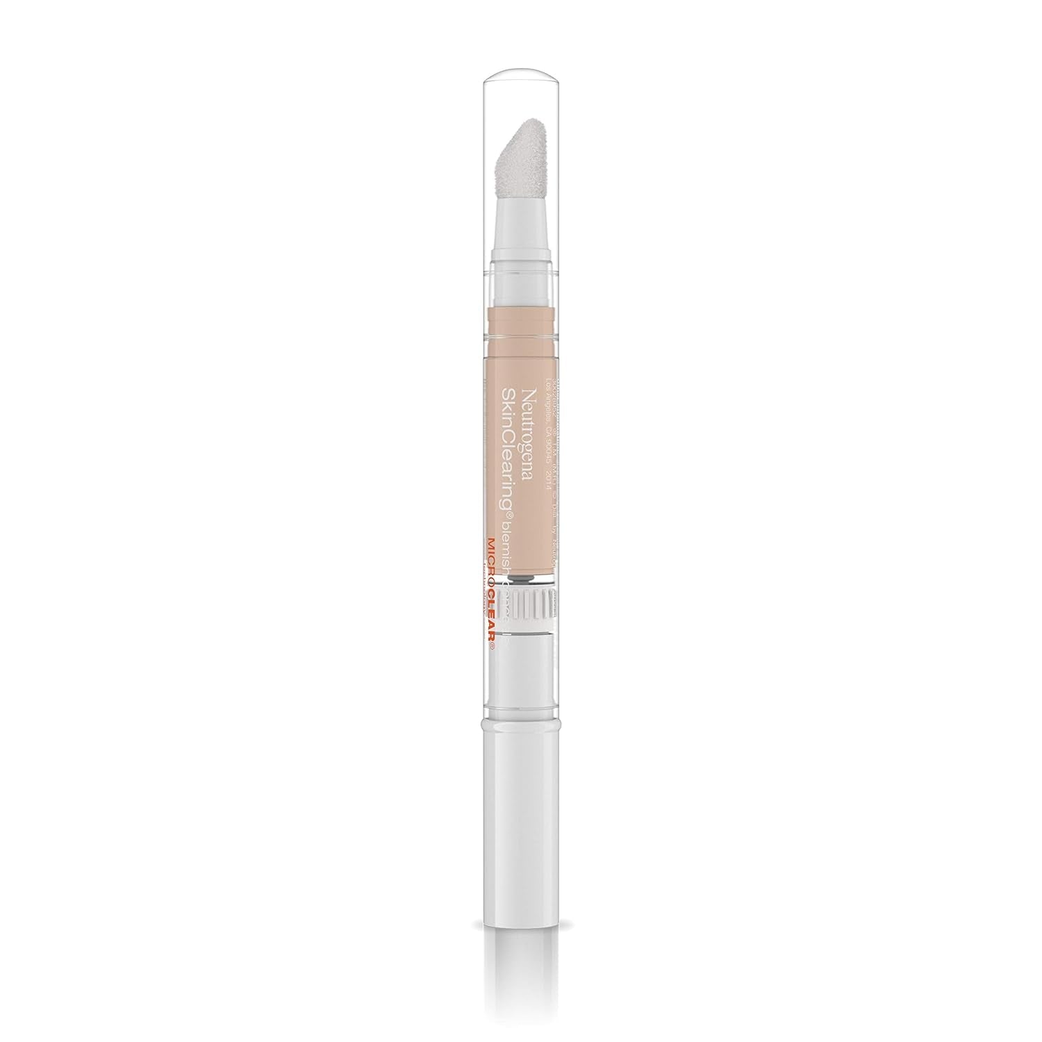 Neutrogena SkinClearing Blemish Concealer Face Makeup with Salicylic Acid Acne Medicine, Non - Comedogenic and Oil - Free Concealer Helps Cover, Treat & Prevent Breakouts, Medium 15,.05 oz - 24hrsmart