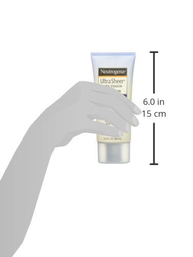 Neutrogena Ultra Sheer Dry - Touch Water Resistant and Non - Greasy Sunscreen Lotion with Broad Spectrum SPF 70, 3 Fl Oz (Pack of 1) - 24hrsmart