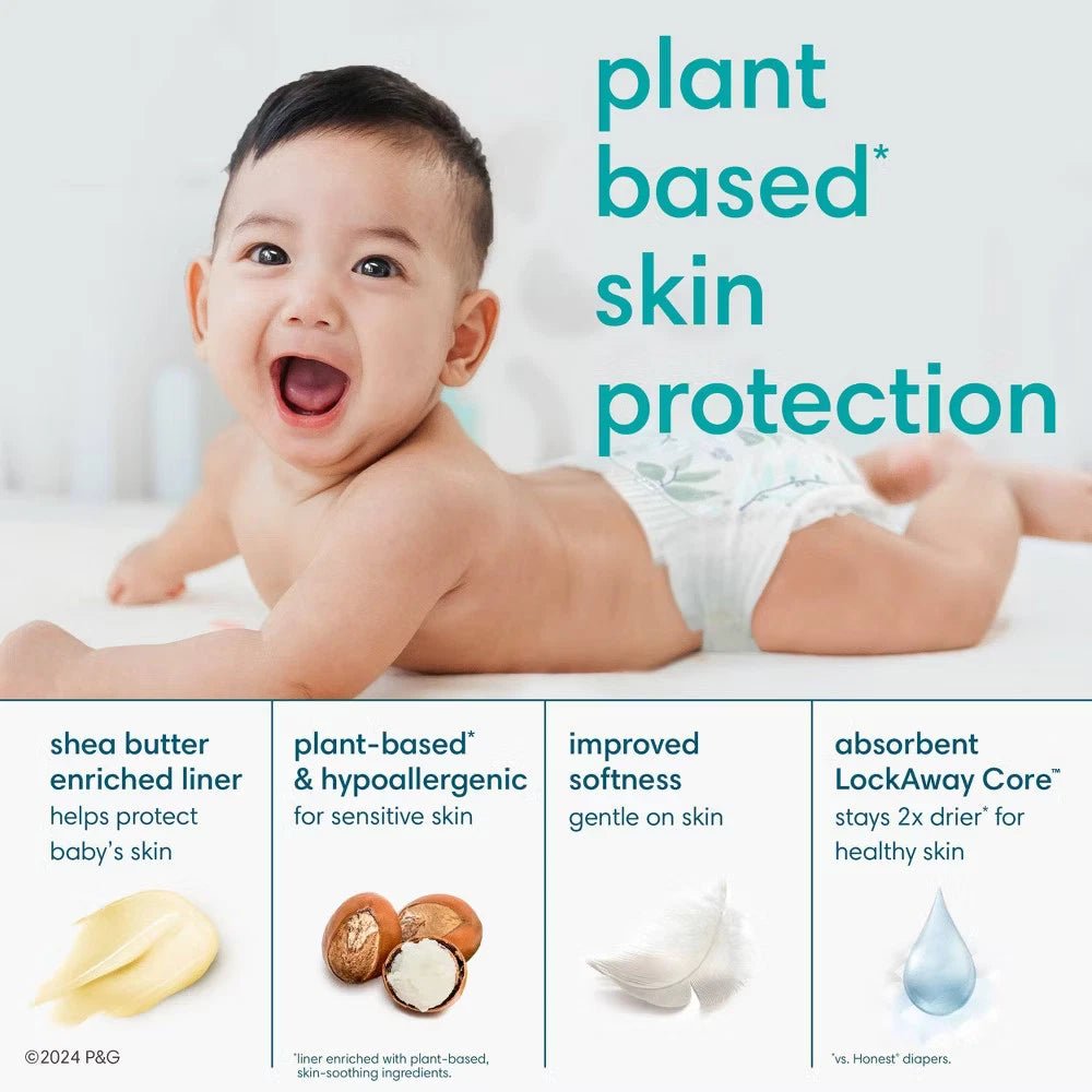 Pampers Pure Protection Diapers Pack - Size 4 - 108ct - 24hrsmart