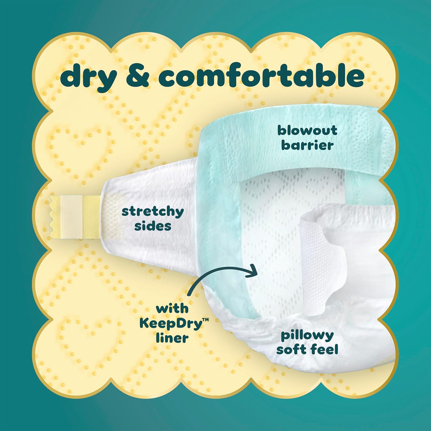 Pampers Swaddlers Active Baby Diapers - Size 7, 70 Count Enormous Pack - 24hrsmart