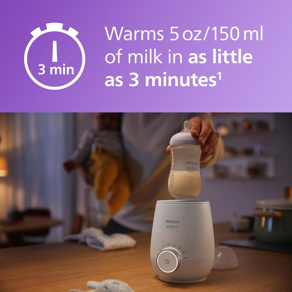 Philips Avent Fast Baby Bottle Warmer with Auto Shut Off - 24hrsmart