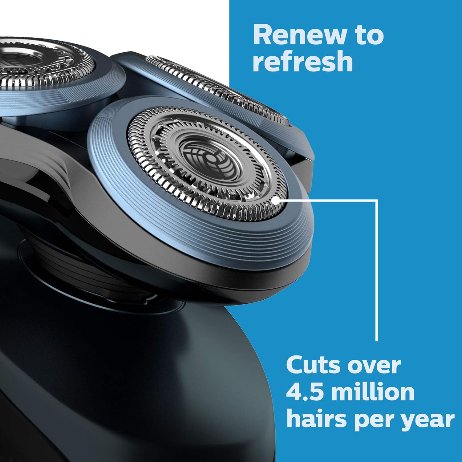 Philips Norelco SH60/72 Series S6000 Replacement Shaver Heads F/ Model S6880/81 - 24hrsmart