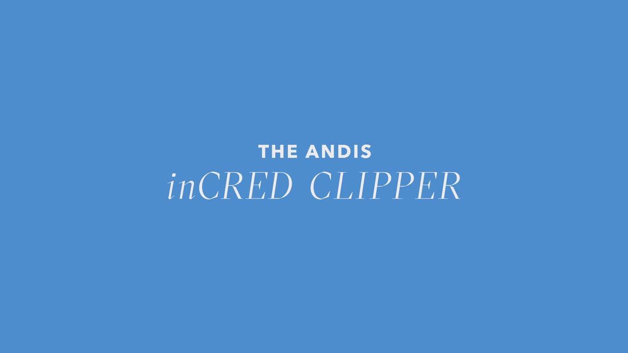 Andis inCRED Cordless Hair Trimmer Kit with Lithium-Ion Battery, Adjustable Blade and 10 Comb Attachments