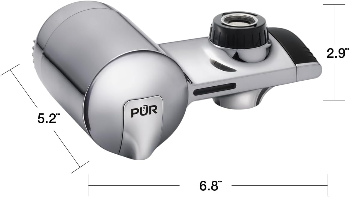PUR Filtration PLUS Faucet Horizontal Mount Water Filtration System Chrome - 24hrsmart