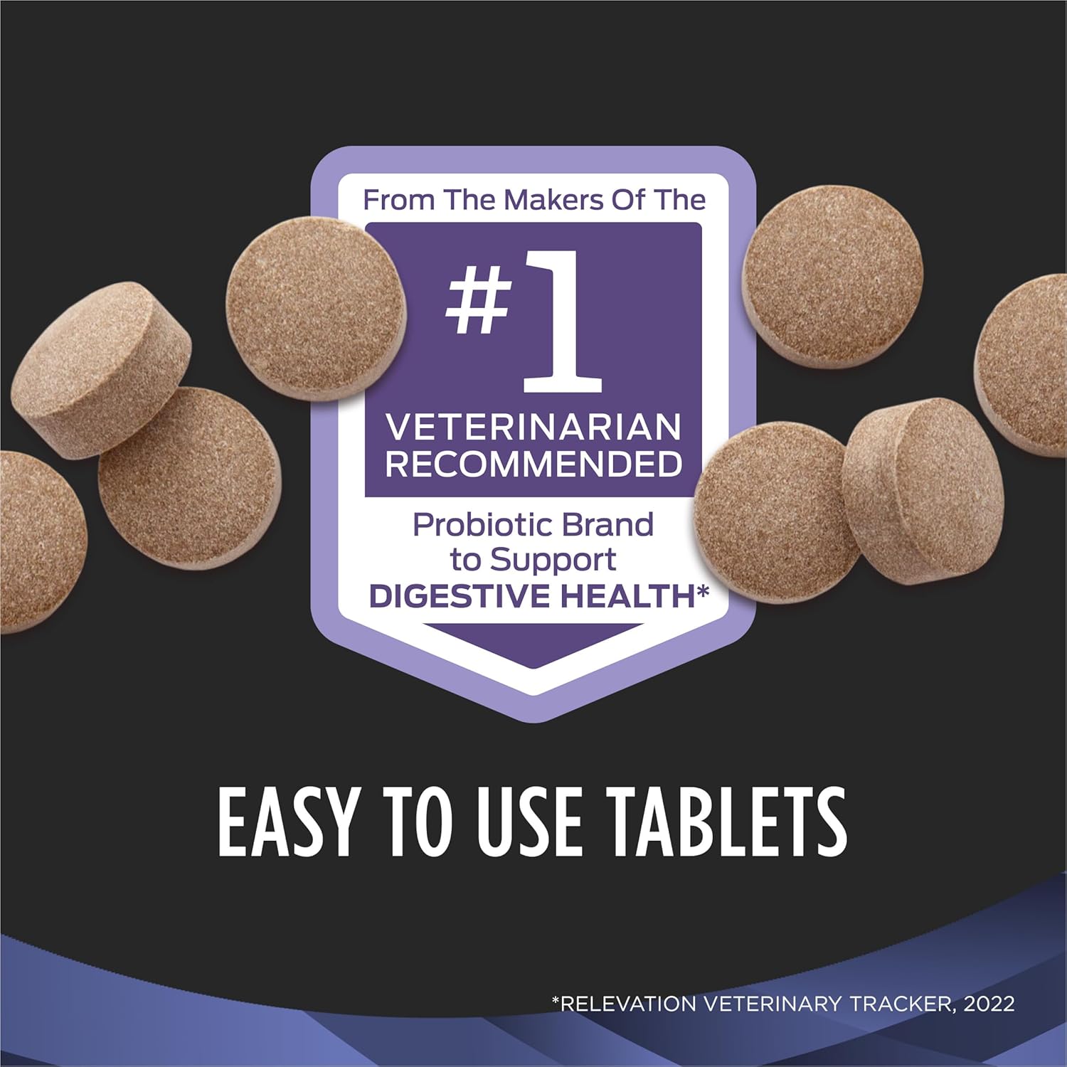Purina Pro Plan FortiFlora Probiotic Supplements for Dogs(90 Tabs) - 24hrsmart