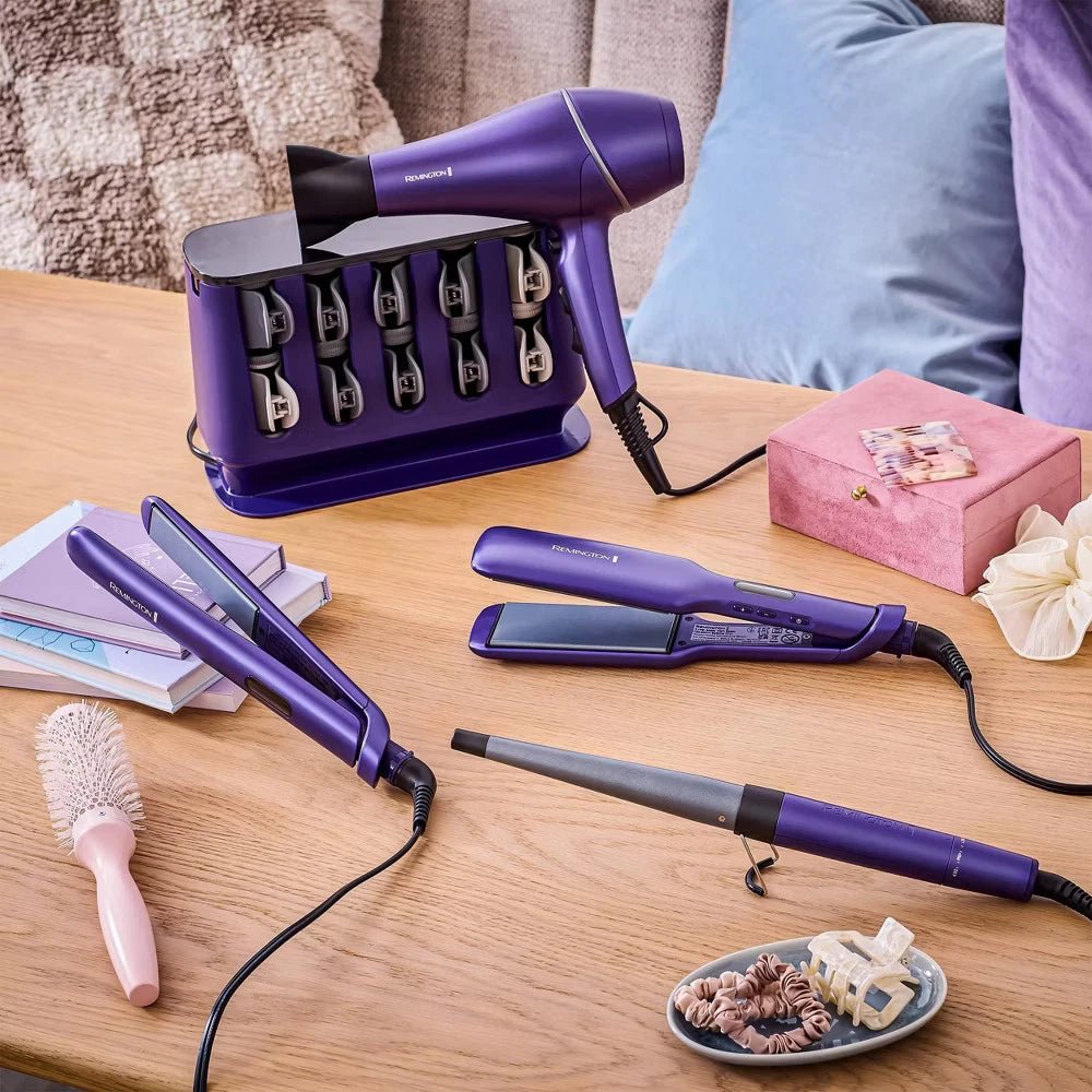 Remington Gloss Tapered Curling Wand 0.5" - 1.5" Ceramic Hair Curler - 24hrsmart
