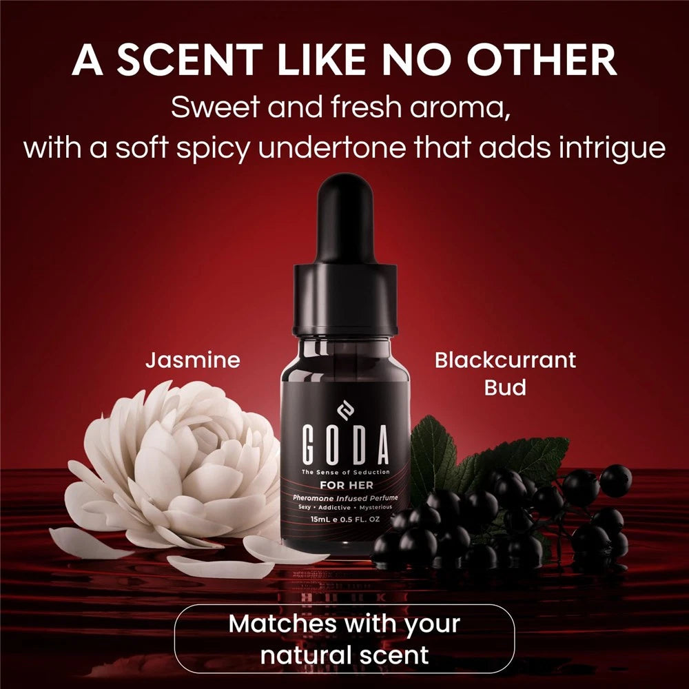 GODA For Her Pheromone Perfume For Women Long-Lasting 15ml NEW FREE SHIPPING - 24hrsmart