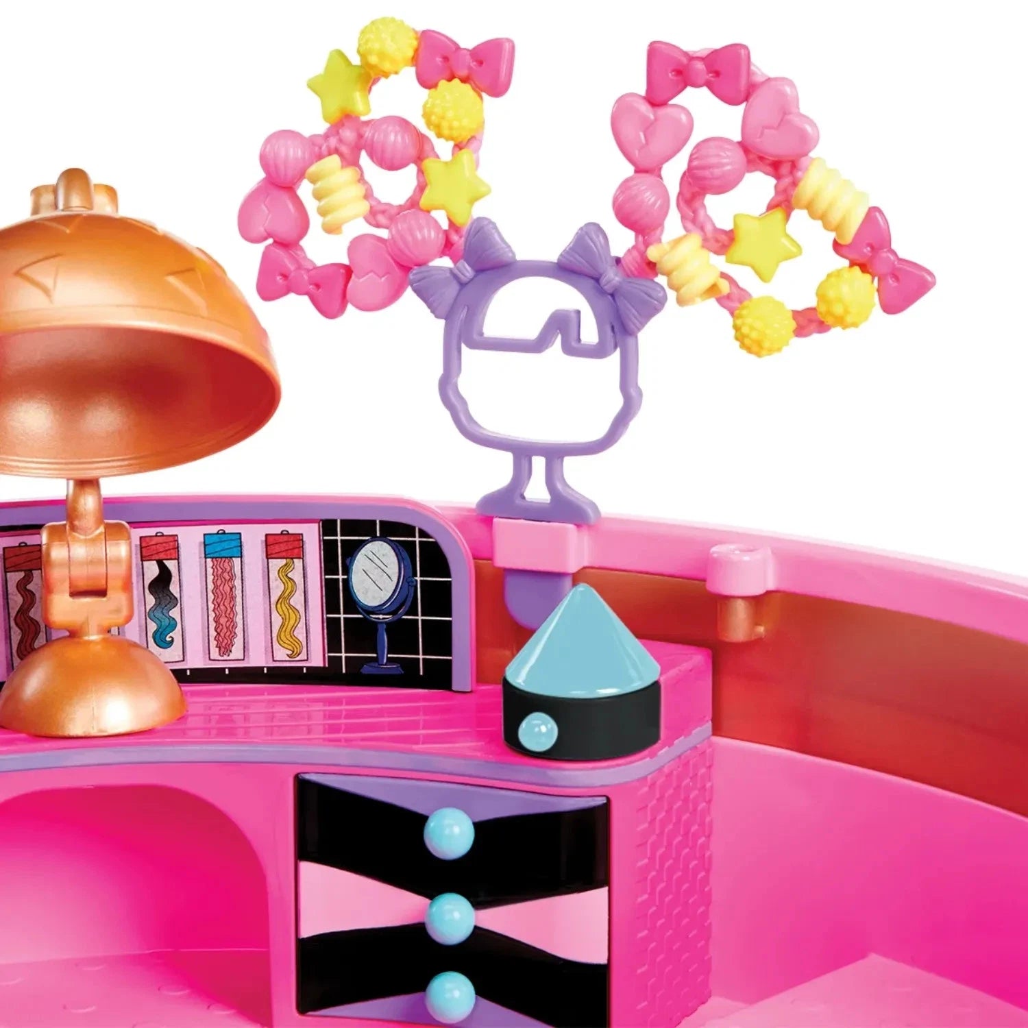 Kids Hair Beads Salon Toy Set with LOL Surprise Doll