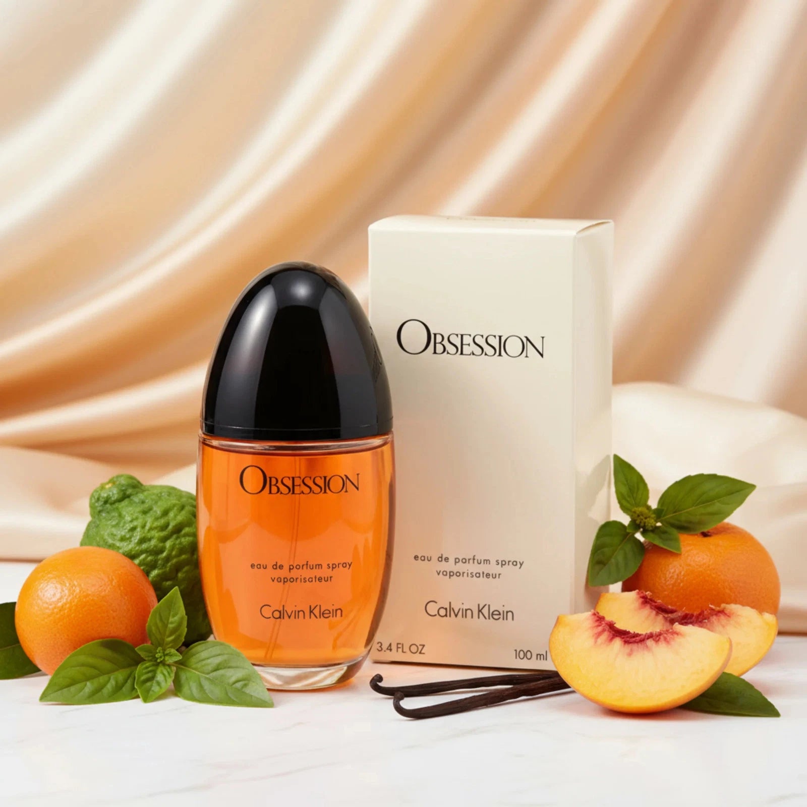 OBSESSION Eau de Parfum for Women by Calvin Klein elegant fragrance bottle