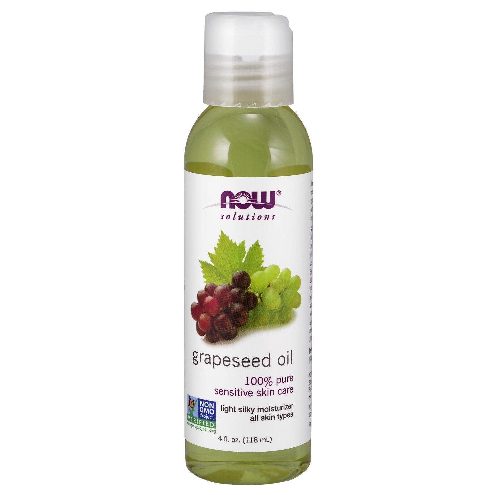 NOW Foods Grapeseed Oil, 4 fl. oz. 24Hr Smart