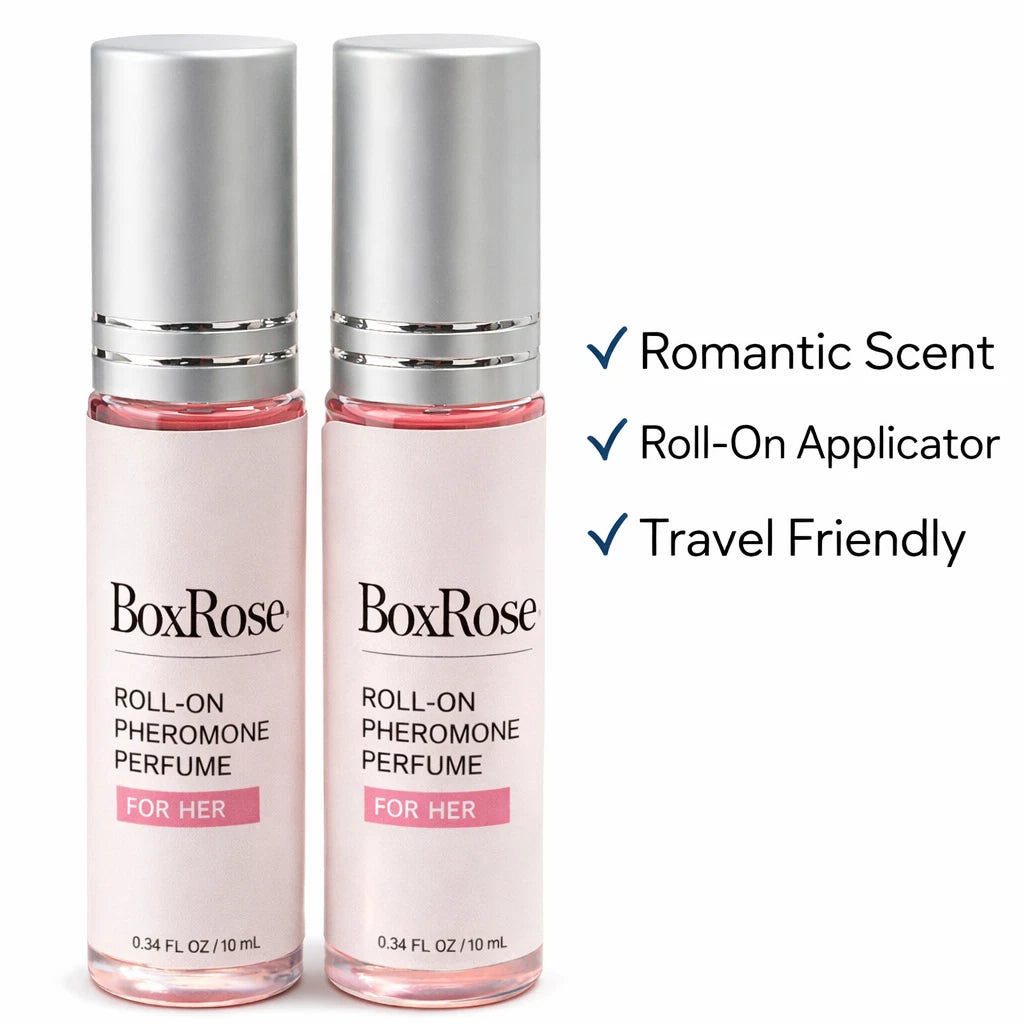 10ml × 2 BoxRose roll-on fragrance designed for women and on-the-go use.