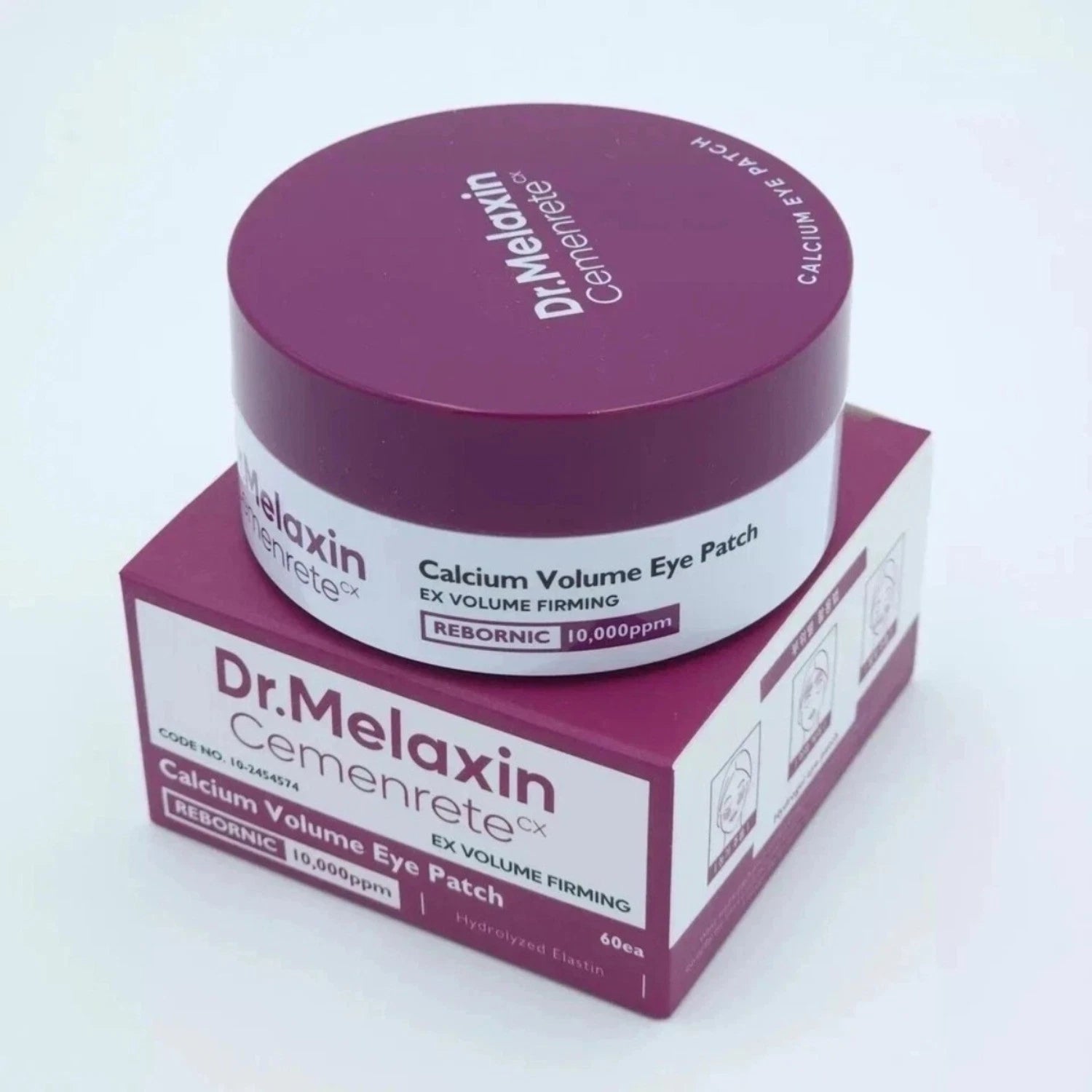 Dr. Melaxin calcium under-eye patches for fine lines, wrinkles, and smoother-looking skin