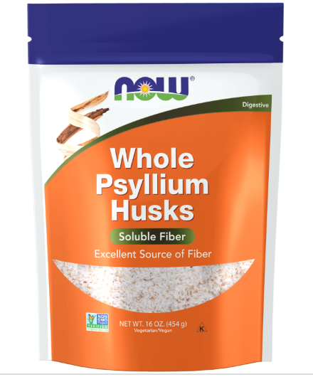 Now Foods Whole Psyllium Husk, 16 oz. 24Hr Smart