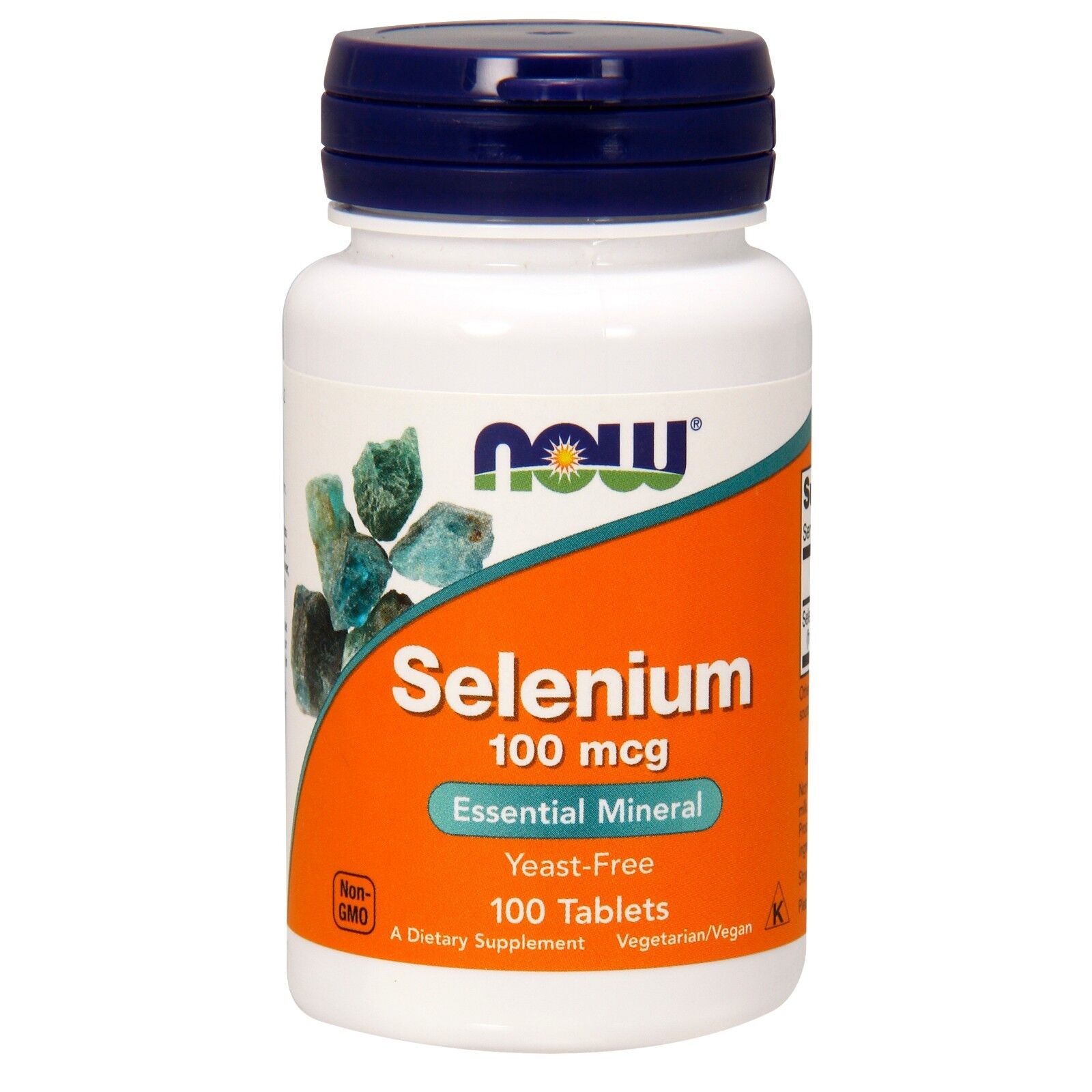 NOW Foods Selenium, 100 mcg, 100 Tablets 24Hr Smart