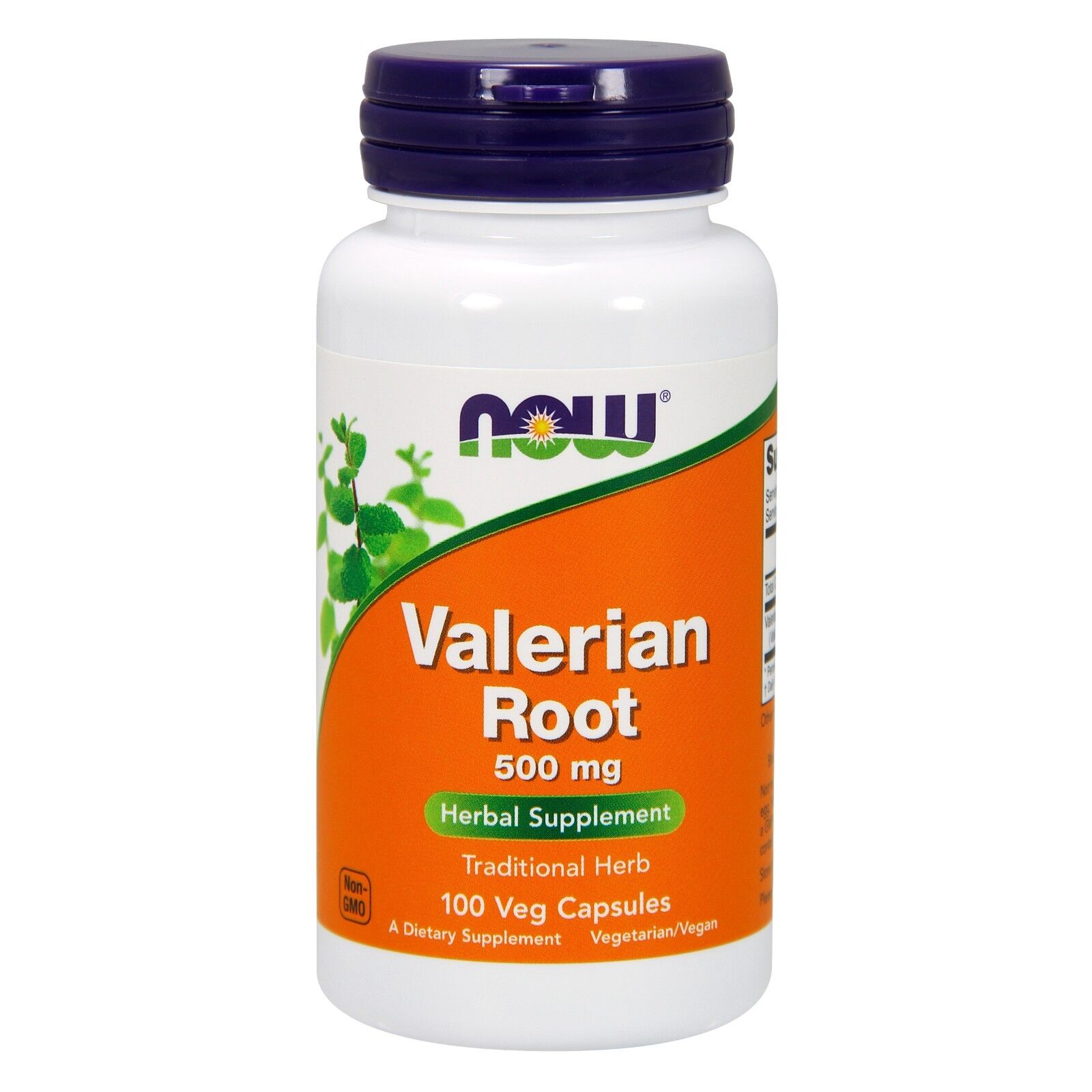 NOW Foods Valerian Root, 500 mg, 100 Veg Capsules 24Hr Smart