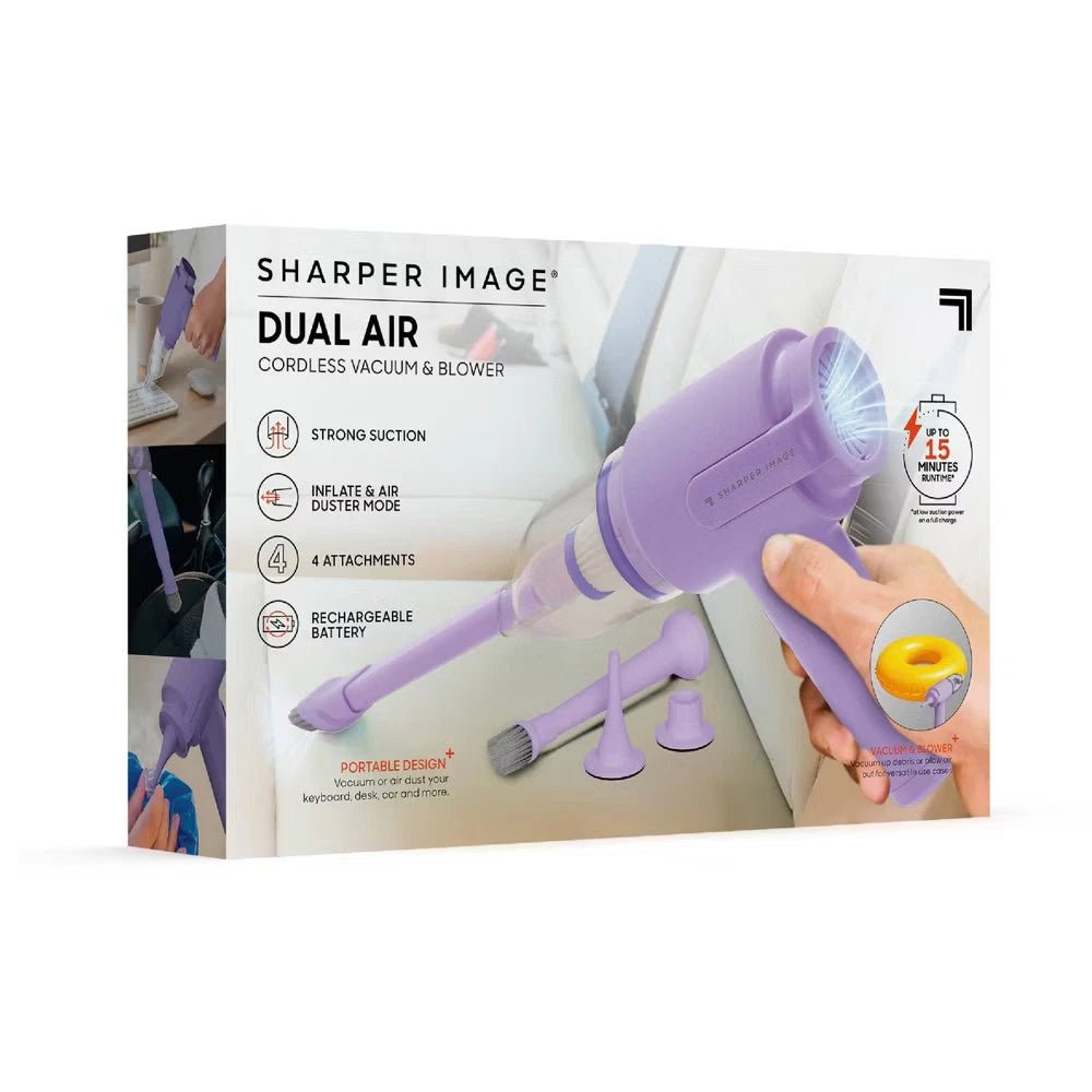 Sharper Image Cordless Handheld Vacuum and Blower Purple - 24hrsmart