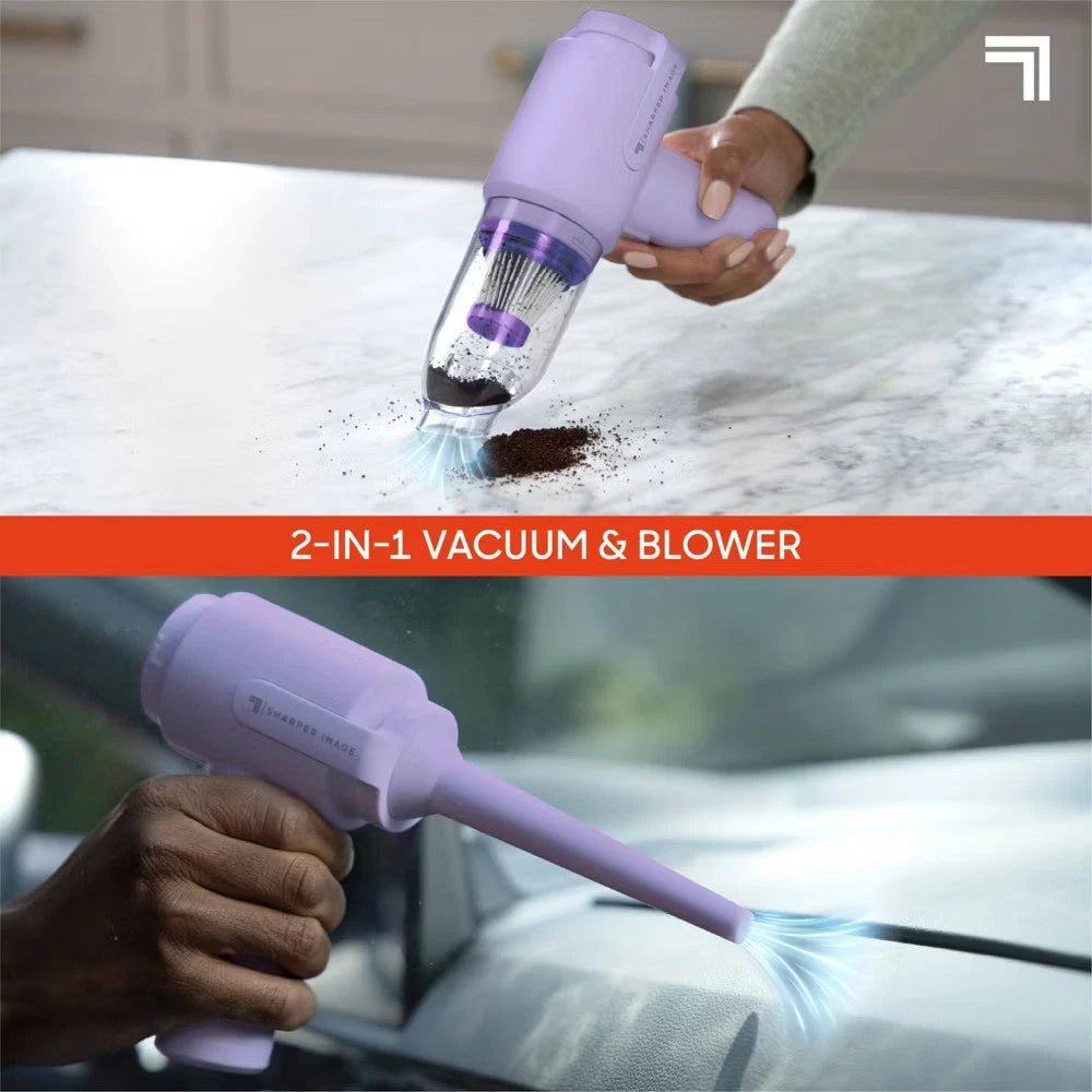 Sharper Image Cordless Handheld Vacuum and Blower Purple - 24hrsmart