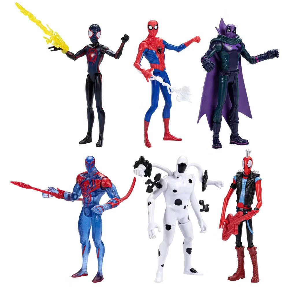 Spider - Man Action Figure 6 - Pack Marvel Ultimate Showdown Set - 24hrsmart