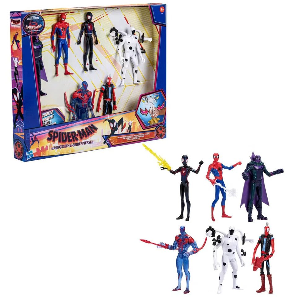 Spider - Man Action Figure 6 - Pack Marvel Ultimate Showdown Set - 24hrsmart