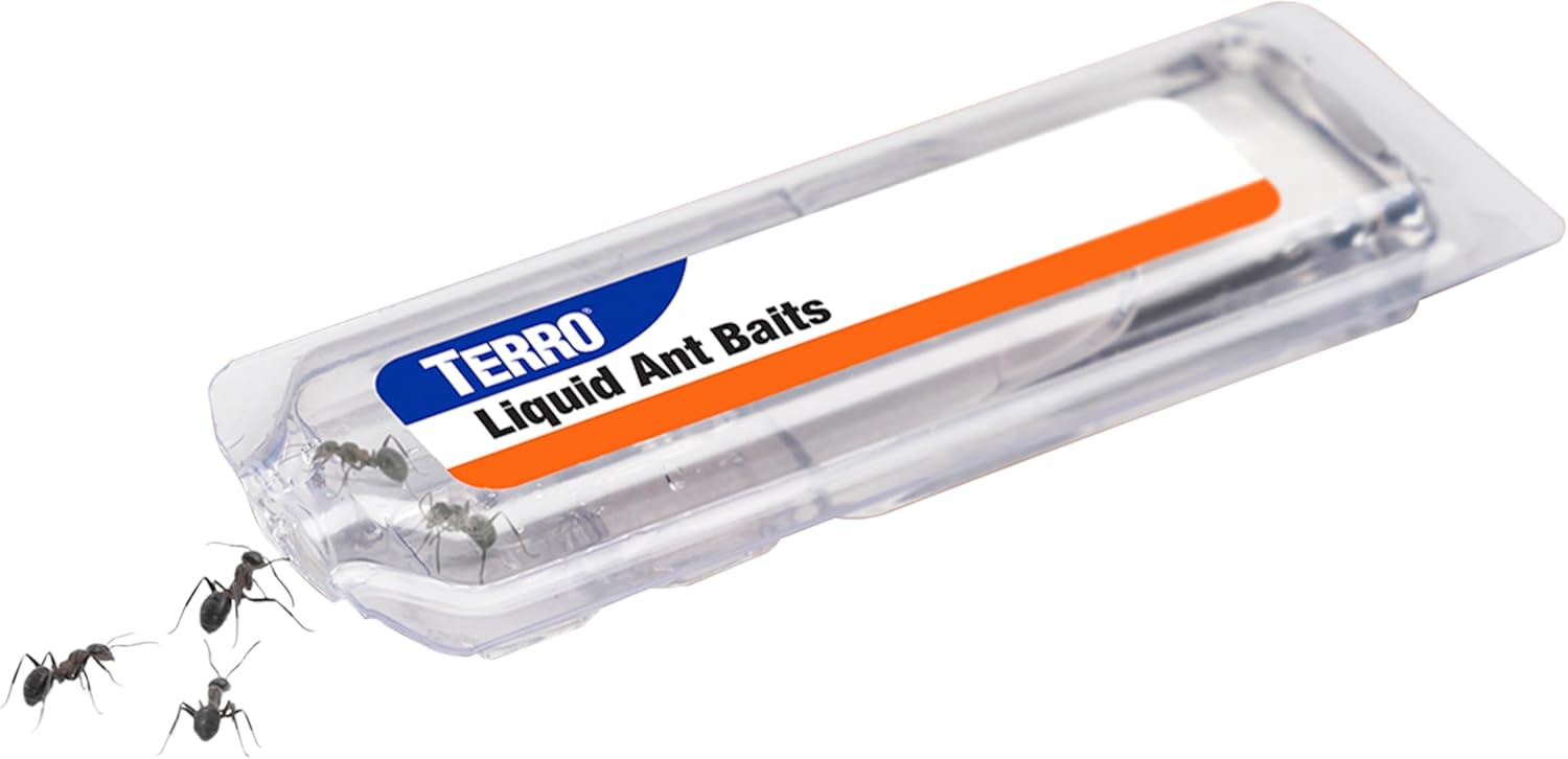 TERRO Ant Killer Bait Stations T300B - Liquid Bait to Eliminate Ants - Bait System - 12 Count Stations for Effective Indoor Ant Control - 24hrsmart