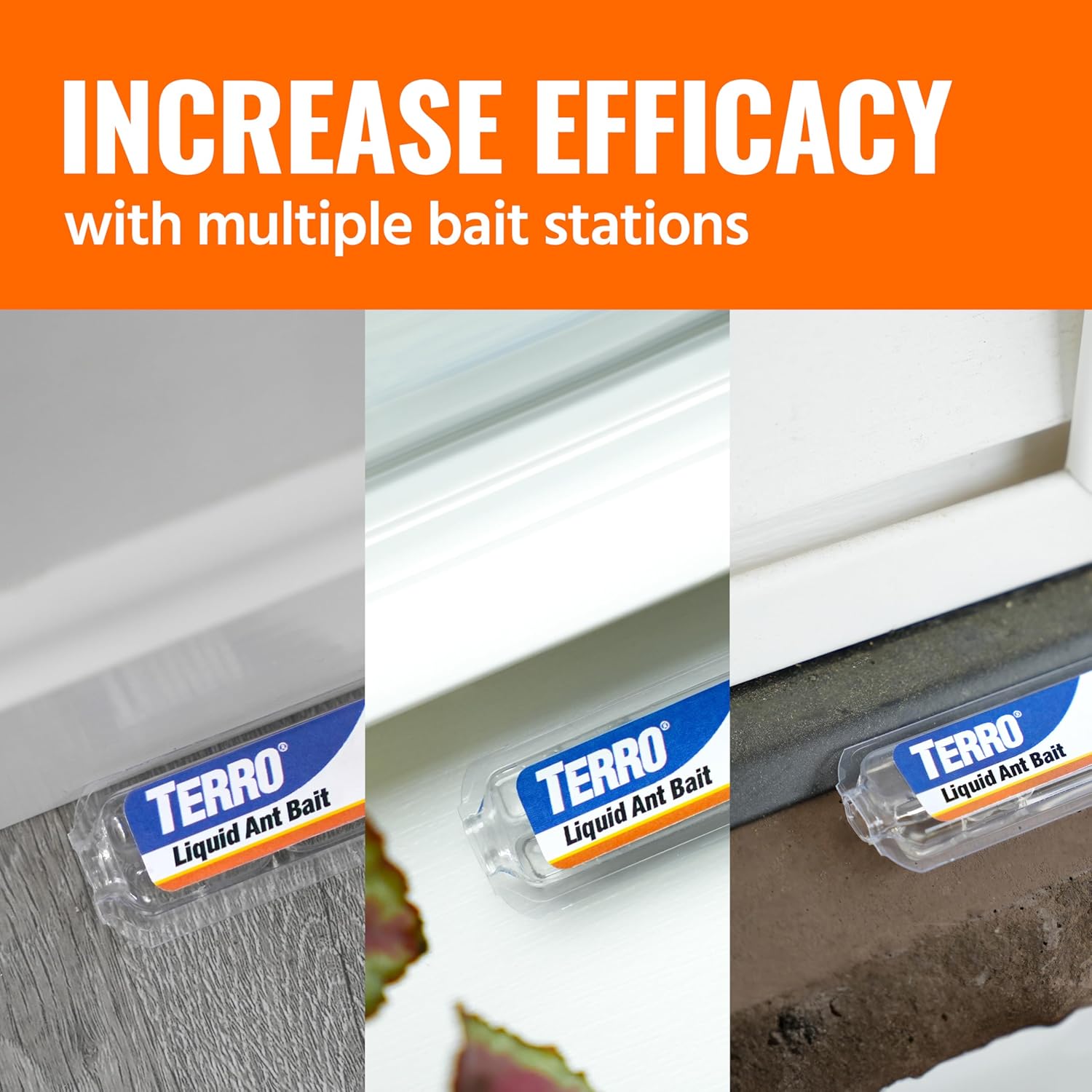 TERRO Ant Killer Bait Stations T300B - Liquid Bait to Eliminate Ants - Bait System - 12 Count Stations for Effective Indoor Ant Control - 24hrsmart