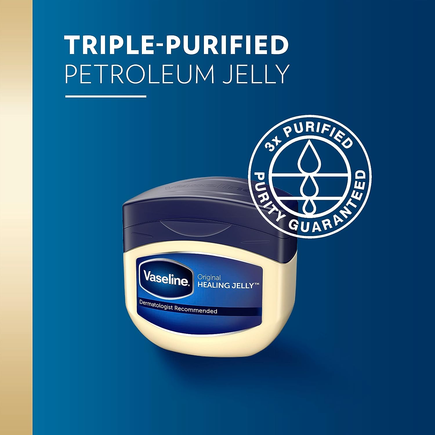 Vaseline Petroleum Jelly Original 3 Count Provides Dry Skin Relief And Protects Minor Cuts Dermatologist Recommended And Locks In Moisture 13oz - 24hrsmart