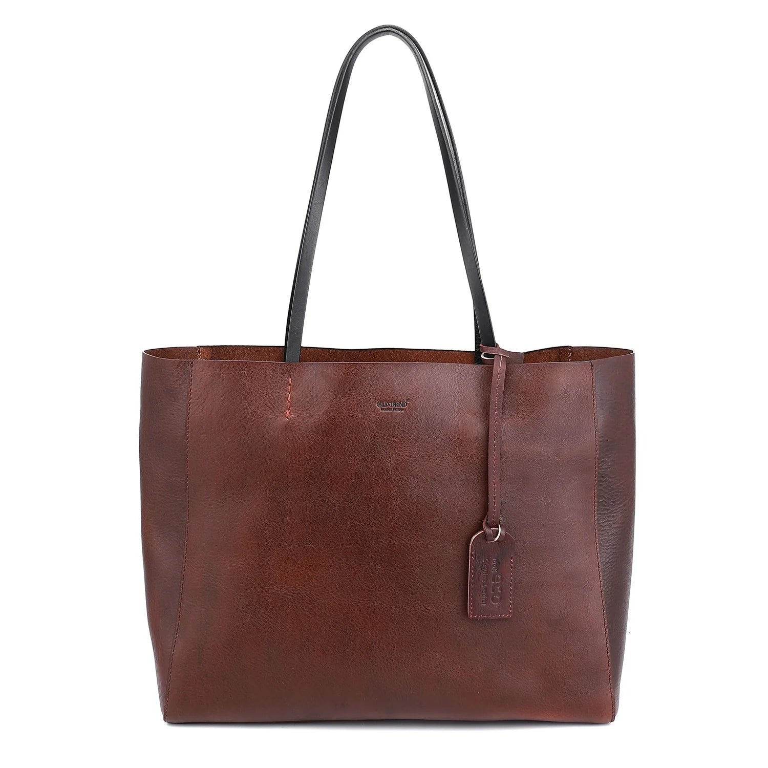 Old Trend Genuine Leather Out West Tote 24Hr Smart