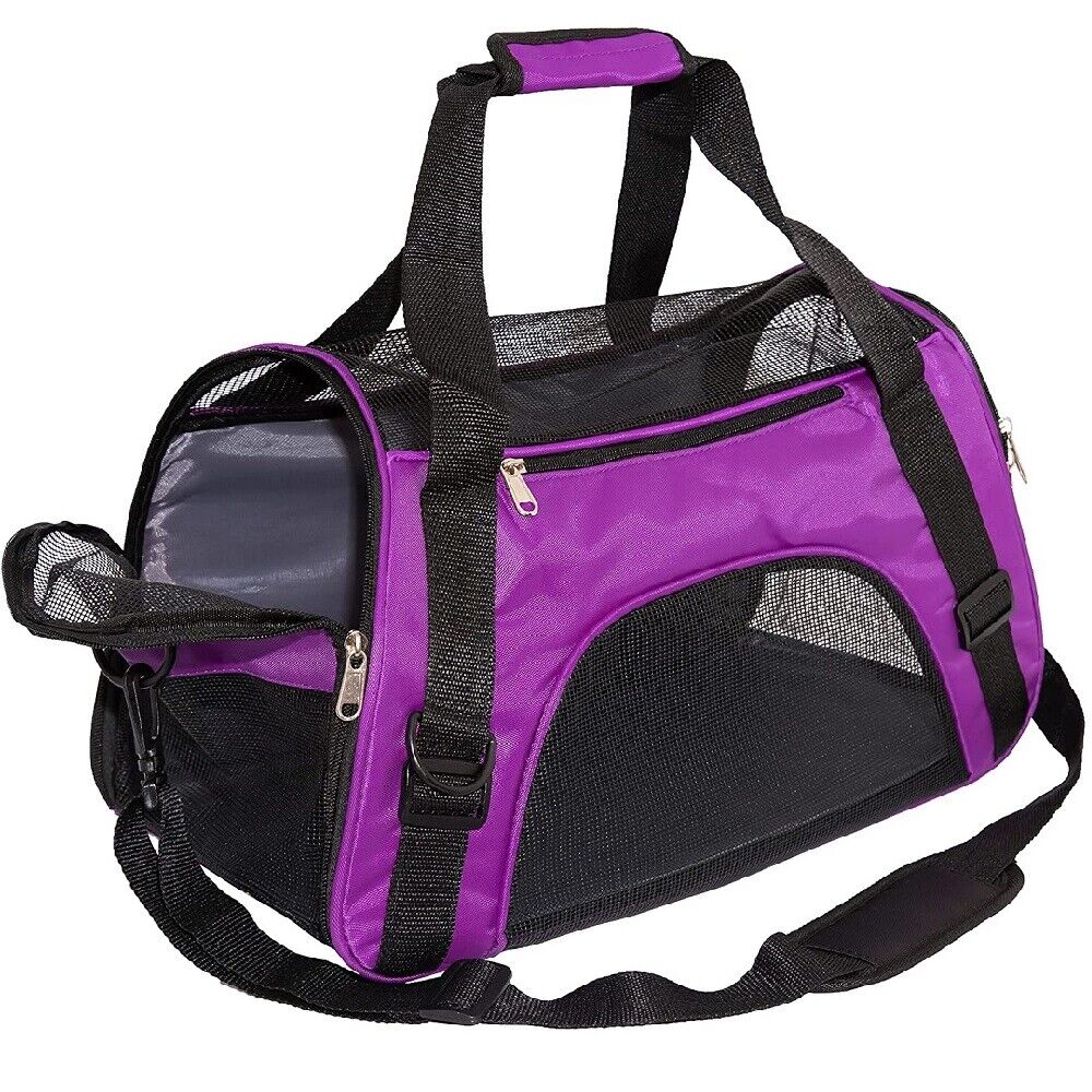 Pet Dog Cat Carrier Travel Tote Bag Comfort Case Soft Sided Airline Approved M L 24Hr Smart