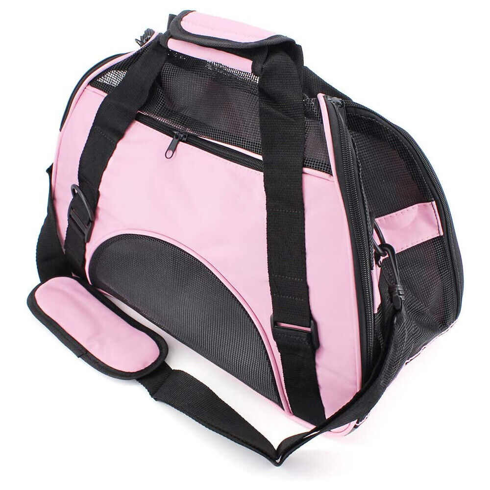 Pet Dog Cat Carrier Travel Tote Bag Comfort Case Soft Sided Airline Approved M L 24Hr Smart