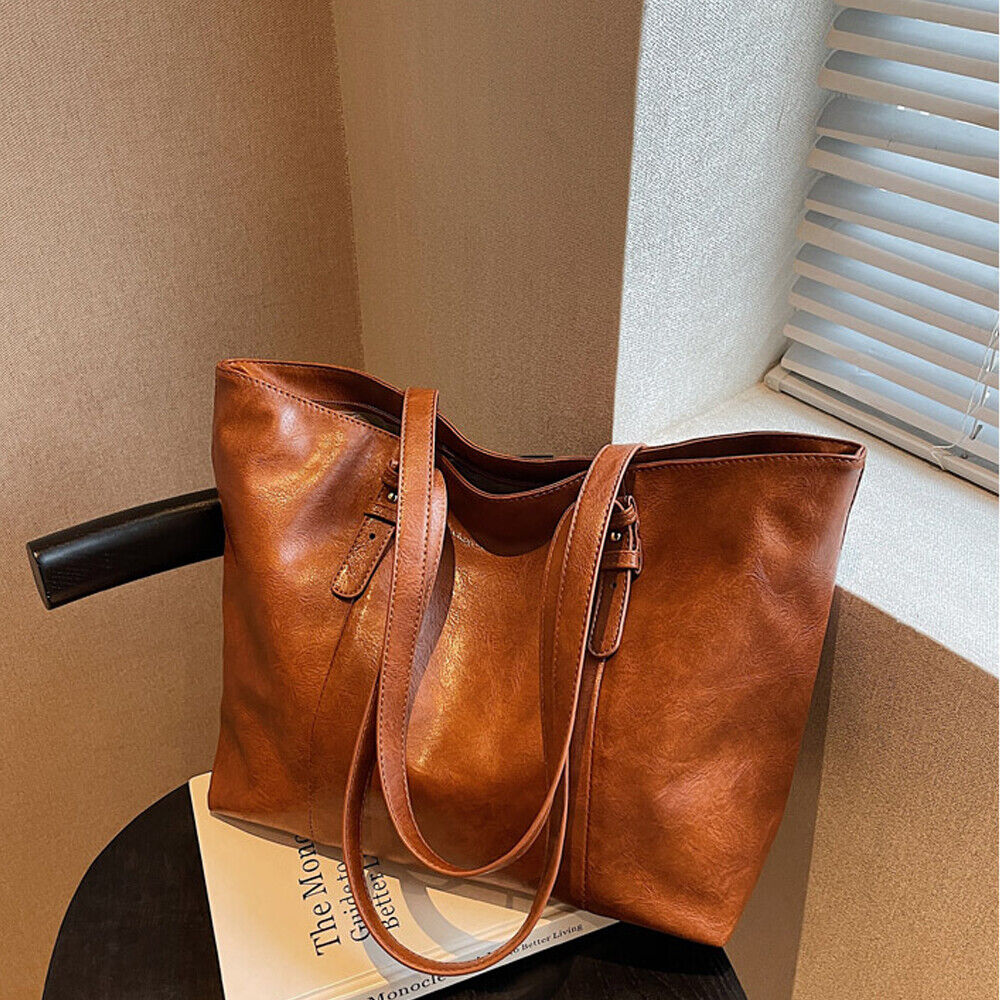 Women Lady Leather Handbag Shoulder Messenger Satchel Tote Crossbody Purse Bag 24Hr Smart