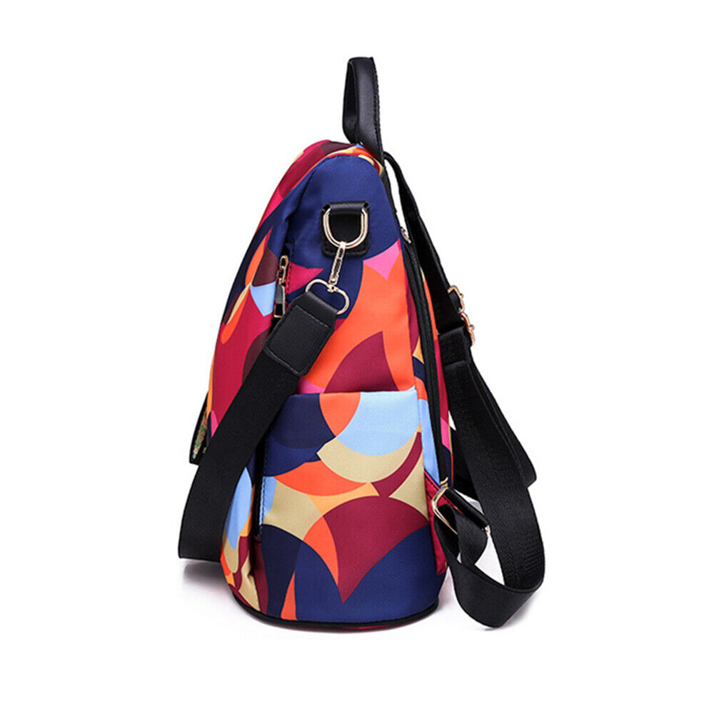 Anti-Theft Waterproof Backpack Women Purse Shoulder Rucksack Oxford Travel Bag 24Hr Smart