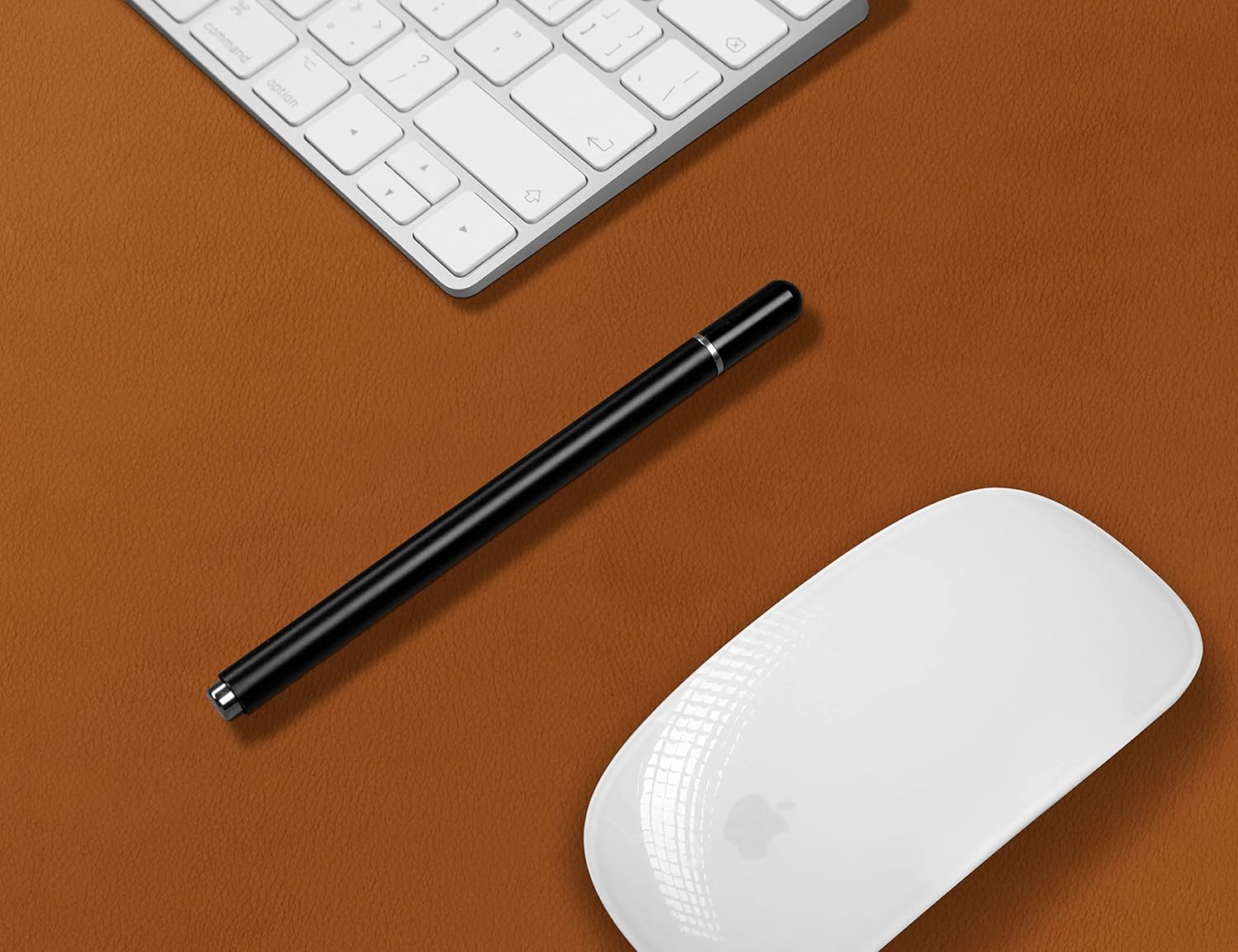 Leather Desk Pad Protector, Mouse Pad, Non-Slip Computer Mat for Desk, PU Leather Office Desk Mat for Home & Office, Waterproof Laptop Desk Blotter Pad for Keyboard and Mouse 24Hr Smart