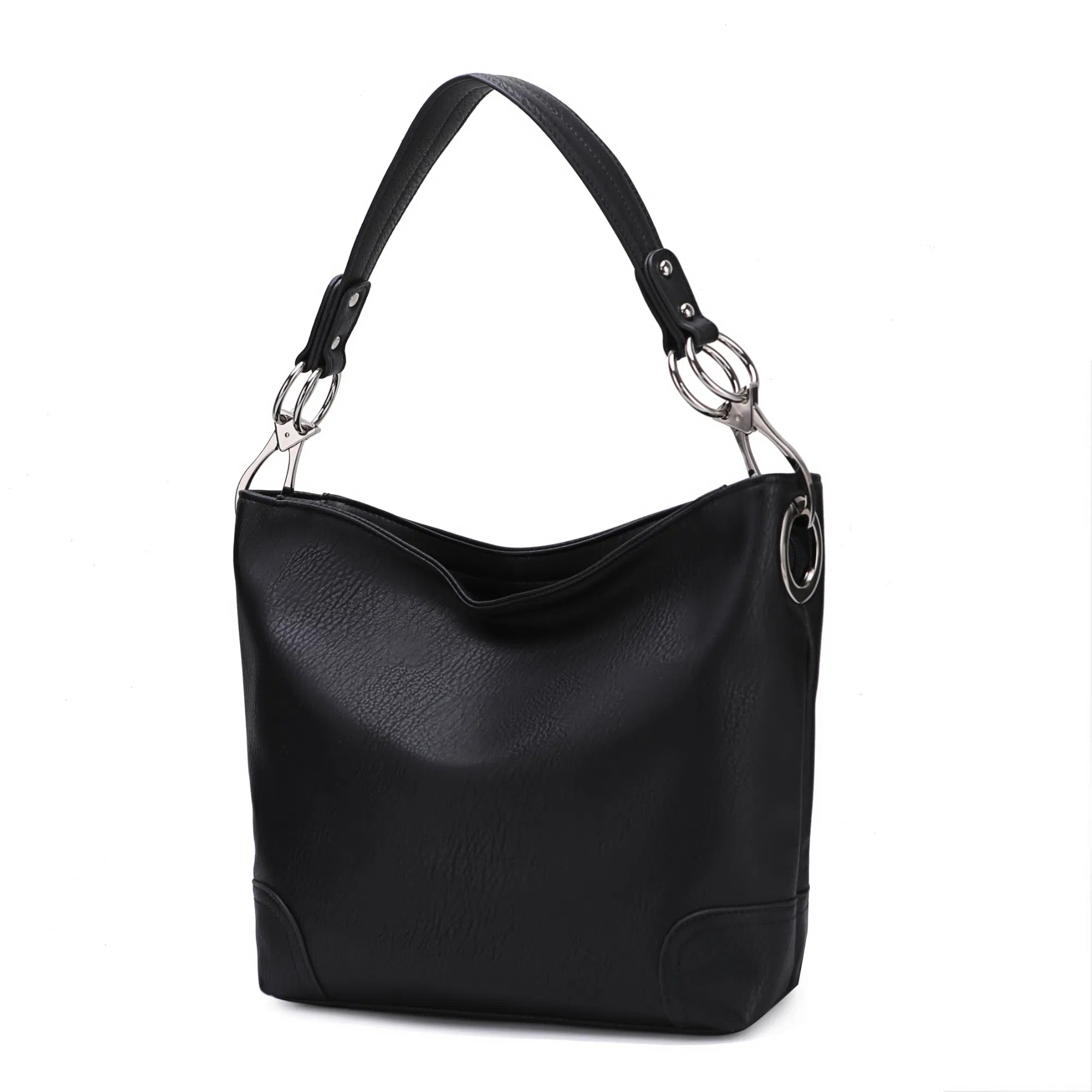 MKF Collection Emily Soft Vegan Leather Hobo Bag by Mia K 24Hr Smart
