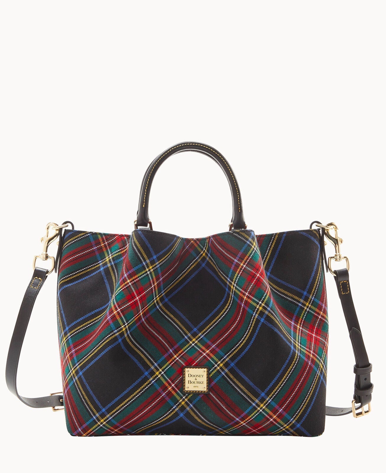 Dooney & Bourke Tartan Large Barlow Bag 24Hr Smart