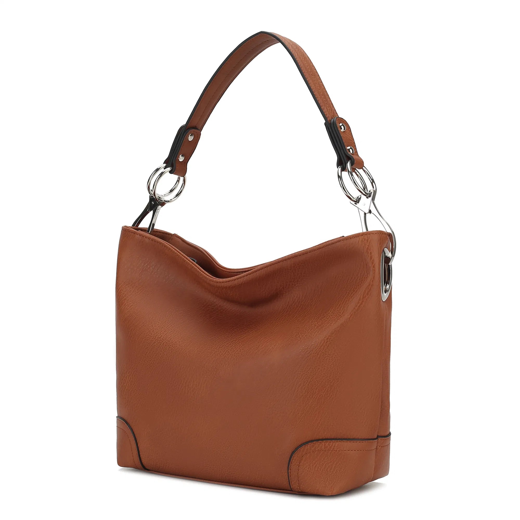 MKF Collection Emily Soft Vegan Leather Hobo Bag by Mia K 24Hr Smart