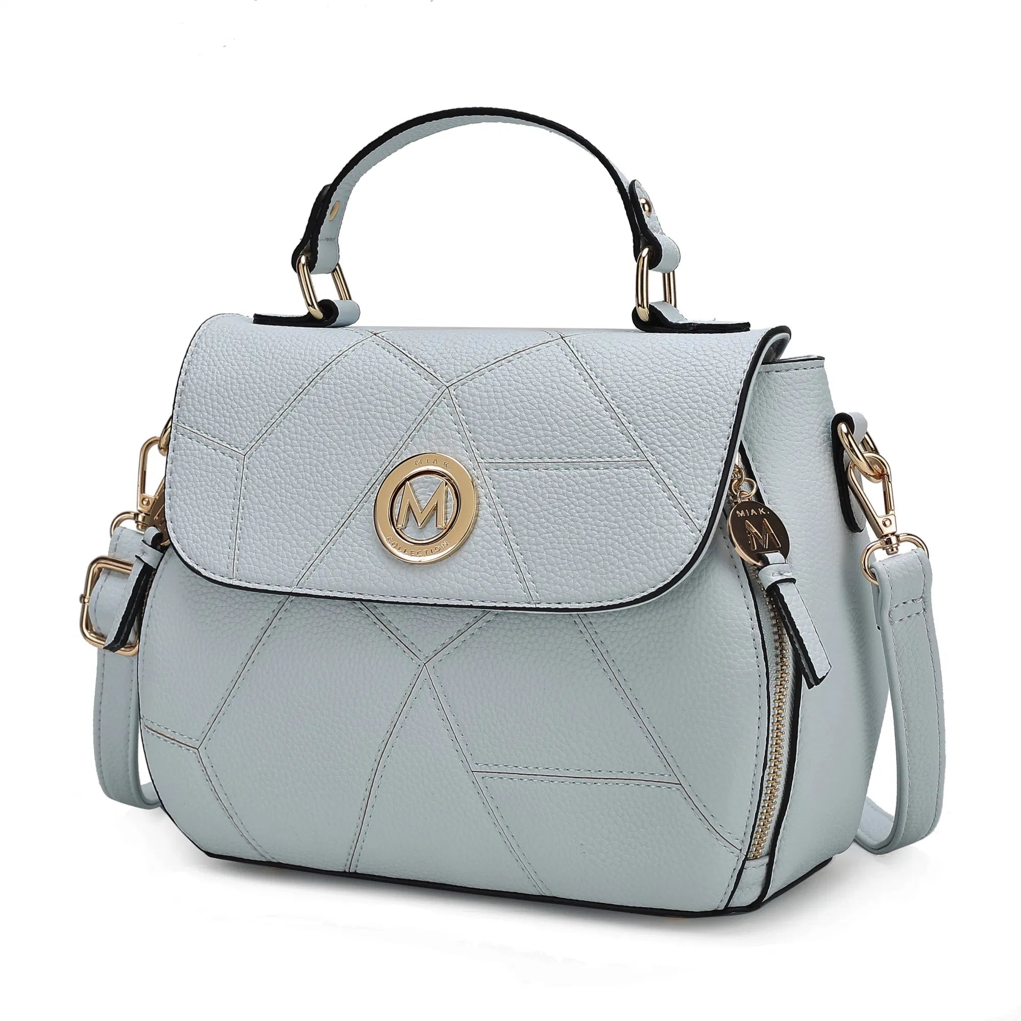 MKF Collection Clementine Vegan Leather Women Satchel Bag by Mia K 24Hr Smart