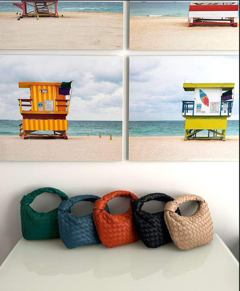 Woven Knot Handbag, Hobo Leather Bag, Knot Bag, Leather Woven Bag, Minimalist Luxury Shoulder Bag, Interwoven Leather Purse, Dumpling bag 24Hr Smart