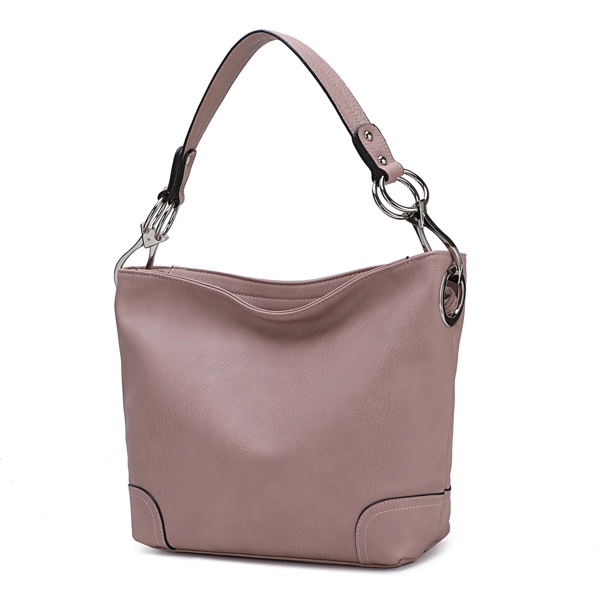 MKF Collection Emily Soft Vegan Leather Hobo Bag by Mia K 24Hr Smart
