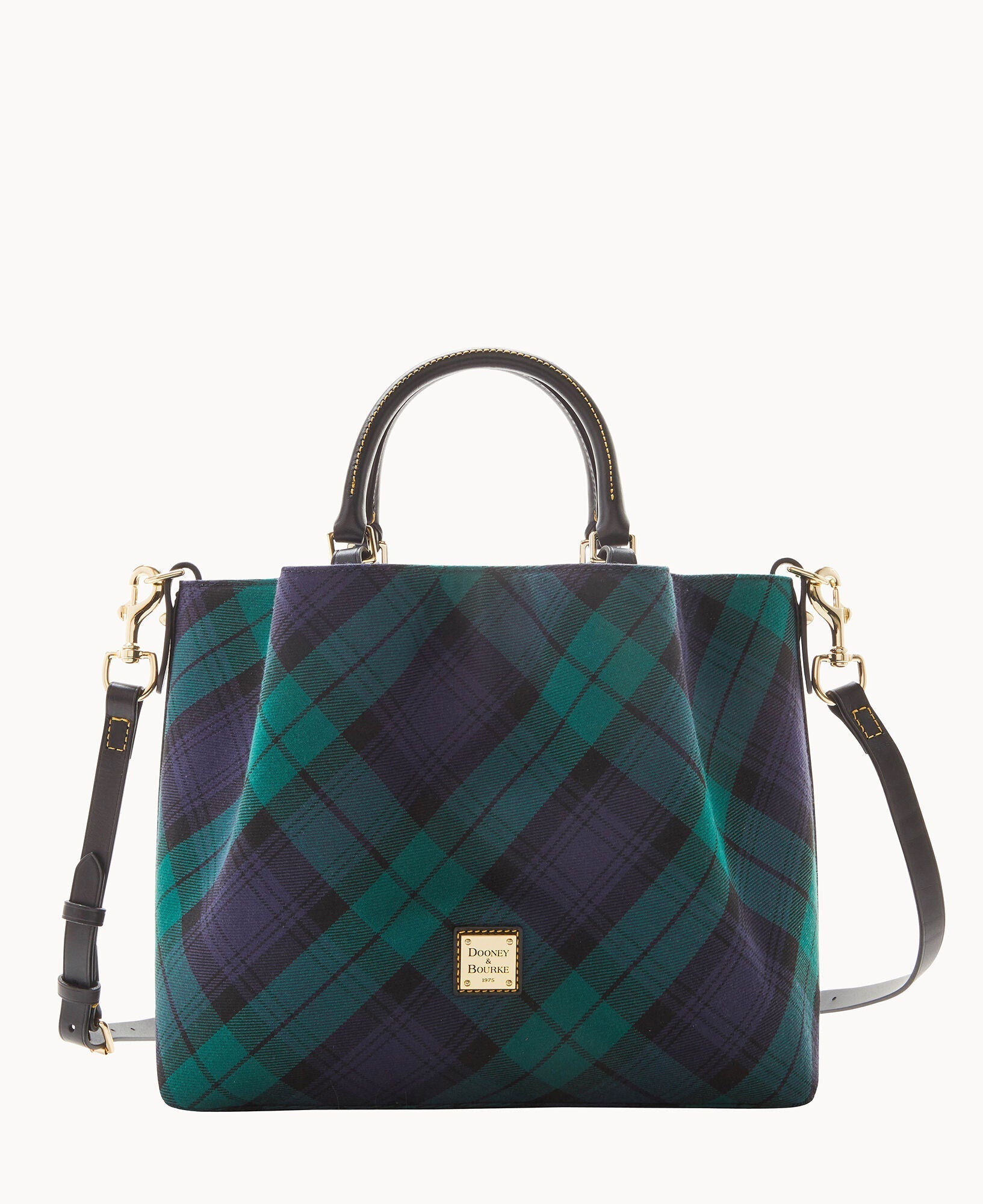 Dooney & Bourke Tartan Large Barlow Bag 24Hr Smart