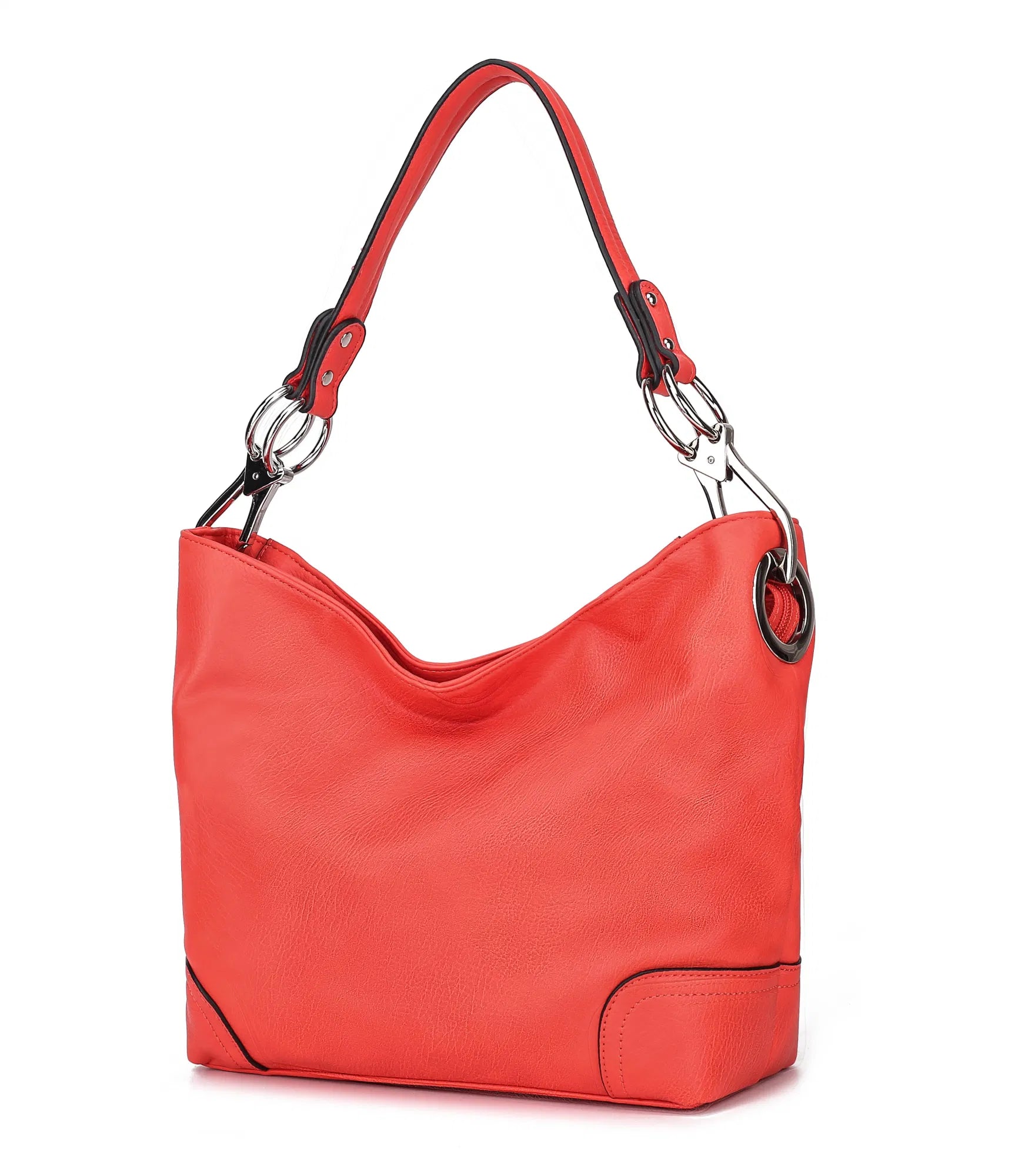 MKF Collection Emily Soft Vegan Leather Hobo Bag by Mia K 24Hr Smart