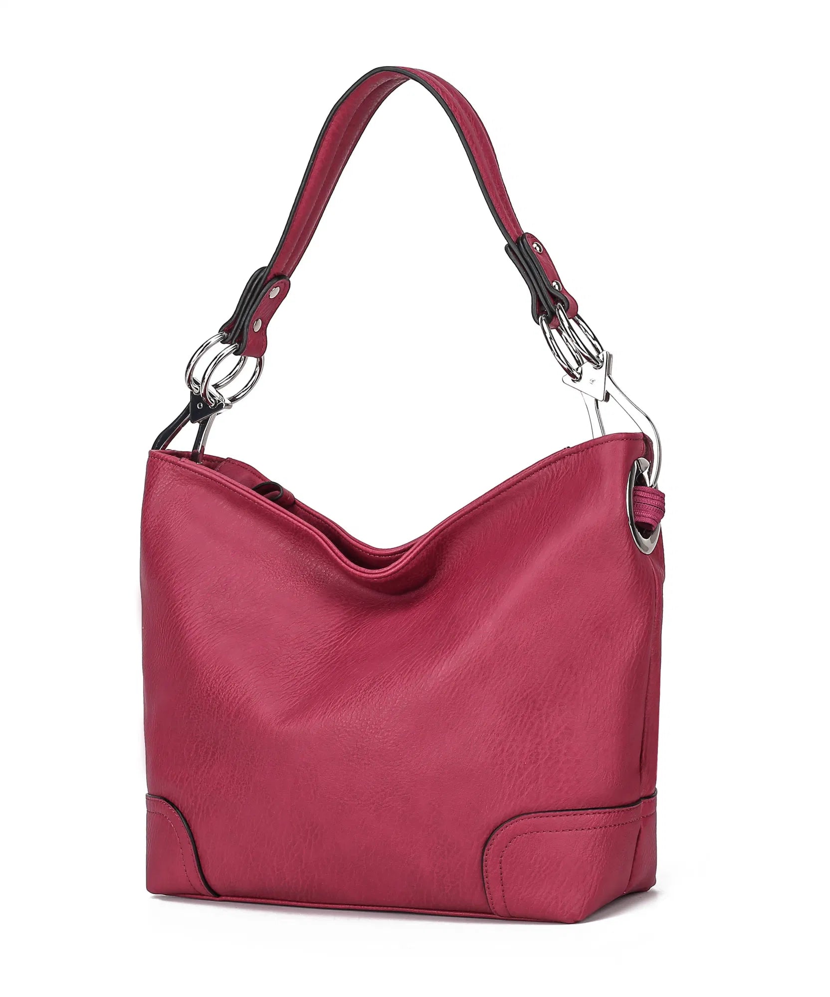MKF Collection Emily Soft Vegan Leather Hobo Bag by Mia K 24Hr Smart