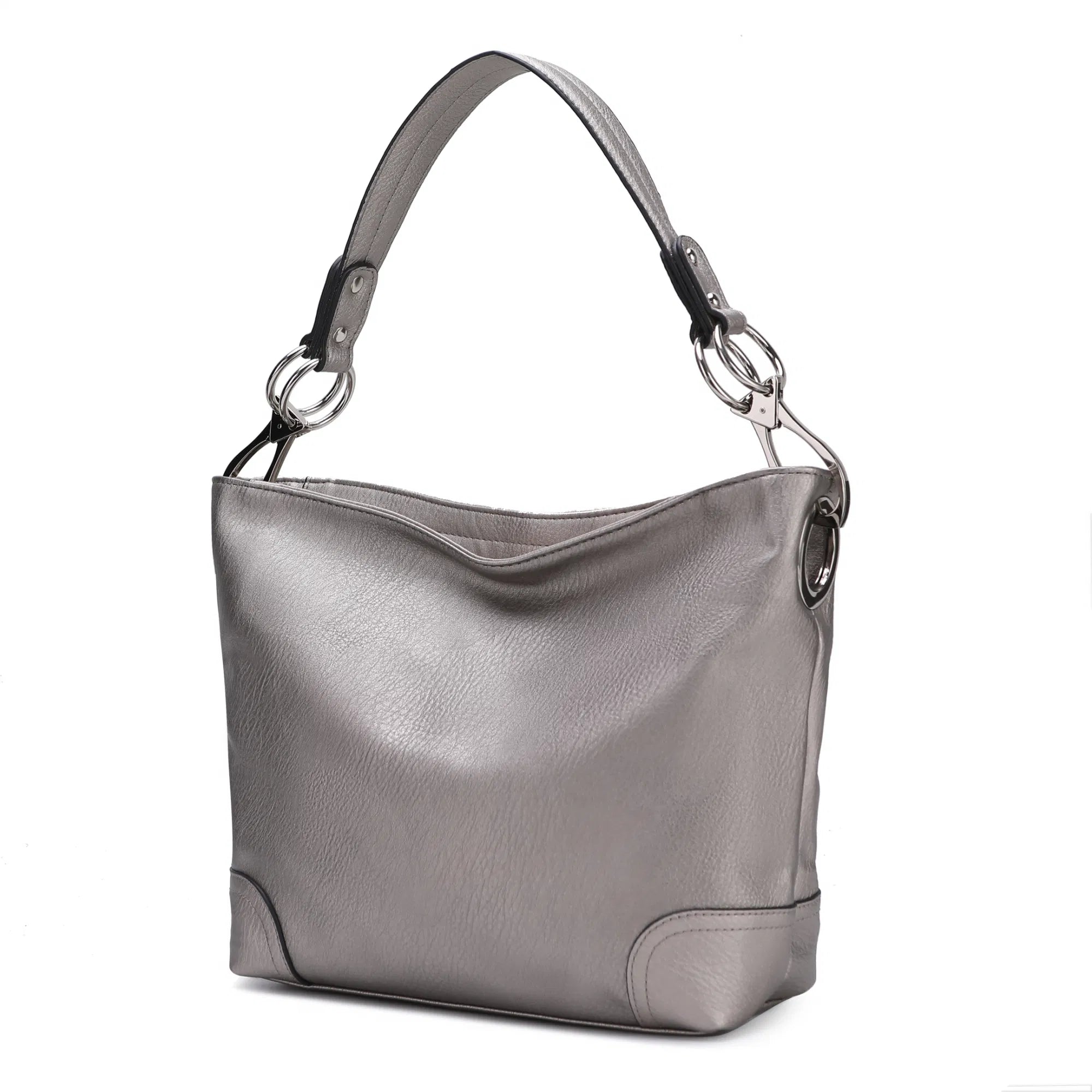 MKF Collection Emily Soft Vegan Leather Hobo Bag by Mia K 24Hr Smart