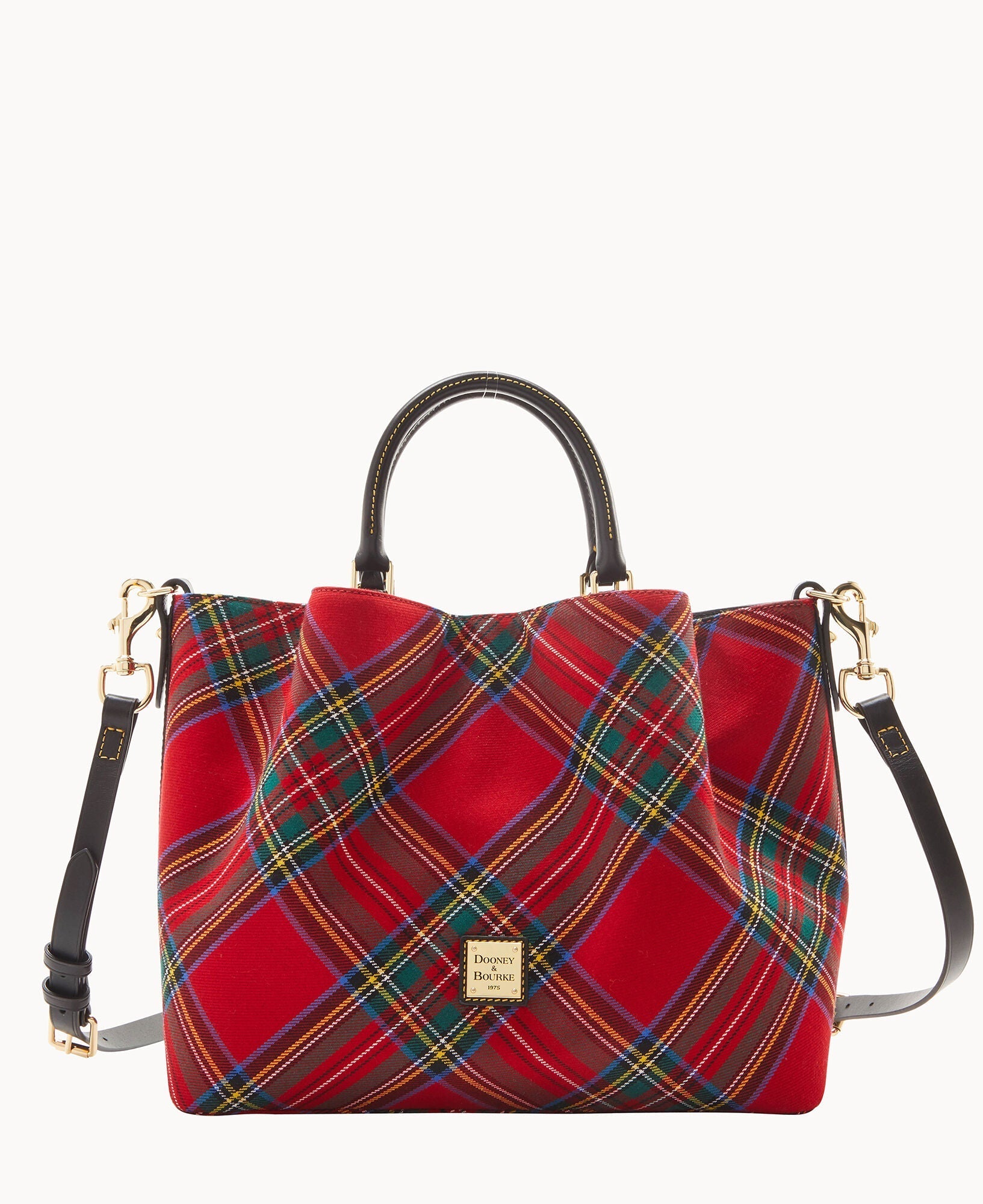 Dooney & Bourke Tartan Large Barlow Bag 24Hr Smart