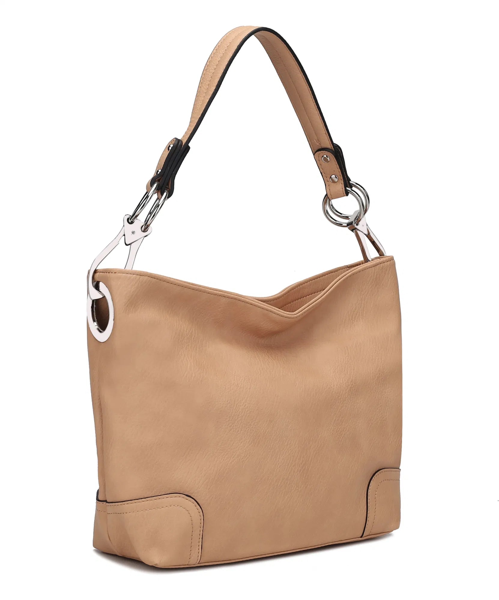 MKF Collection Emily Soft Vegan Leather Hobo Bag by Mia K 24Hr Smart
