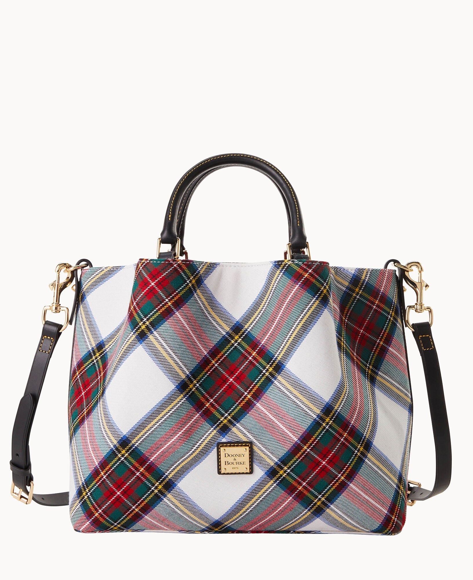 Dooney & Bourke Tartan Large Barlow Bag 24Hr Smart