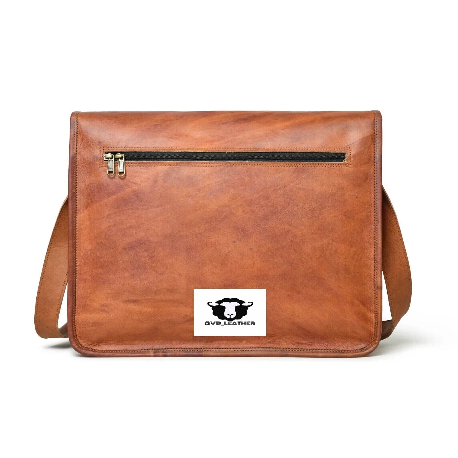 Bag Leather Well Crafted Messenger Shoulder Men Satchel Laptop School Briefcase 24Hr Smart