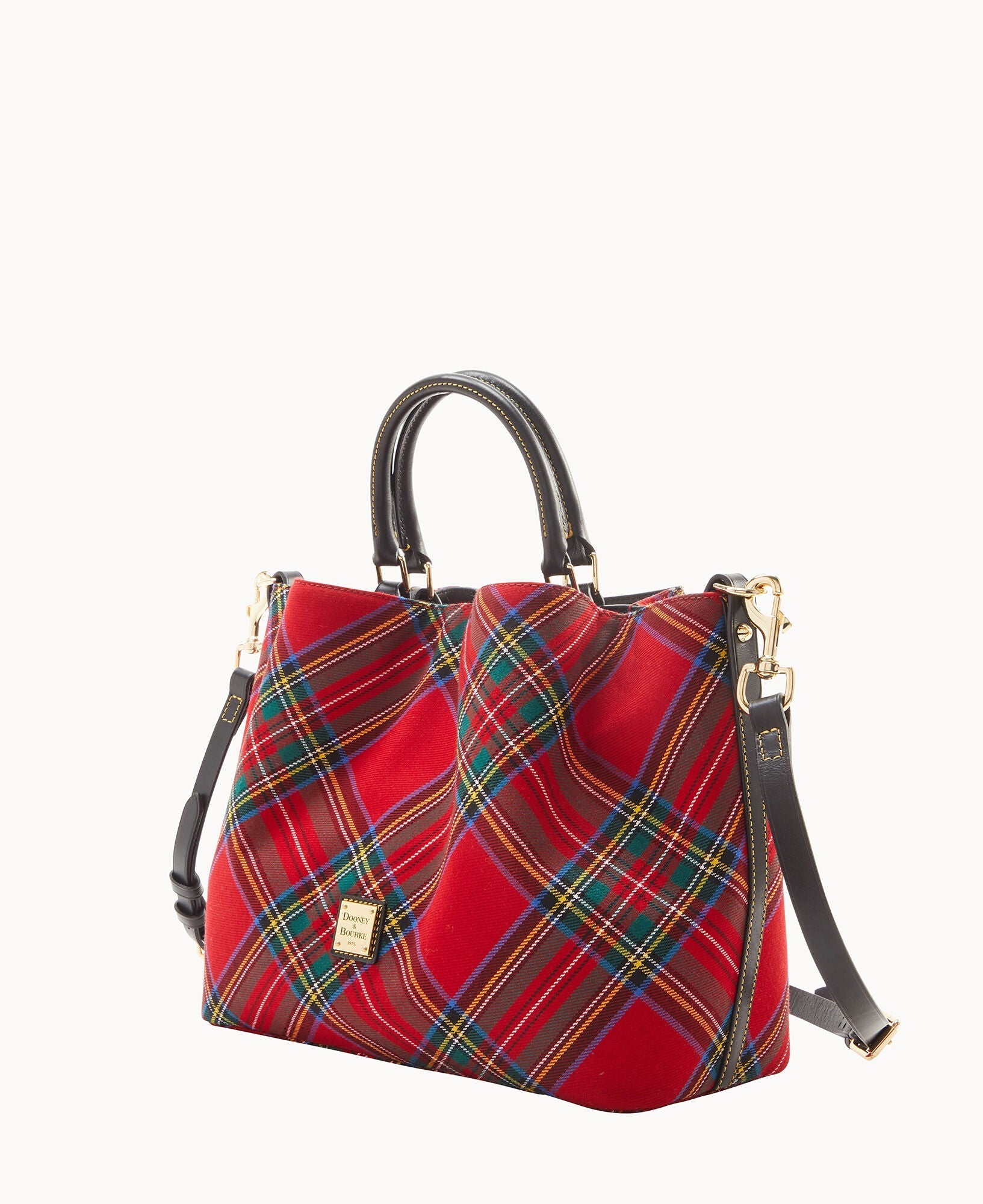 Dooney & Bourke Tartan Large Barlow Bag 24Hr Smart