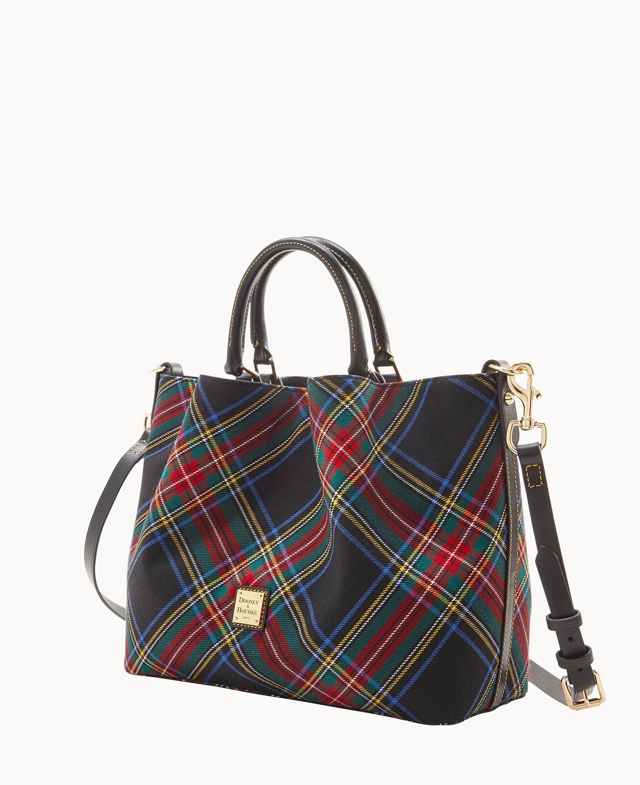 Dooney & Bourke Tartan Large Barlow Bag 24Hr Smart