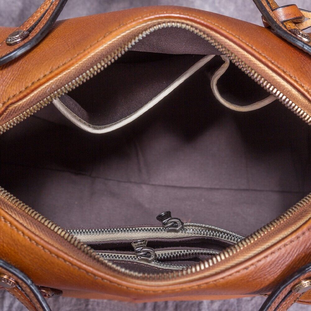 Genuine Leather Satchel for Women Handmade Crossbody Bag Shoulder Purses handbag 24Hr Smart